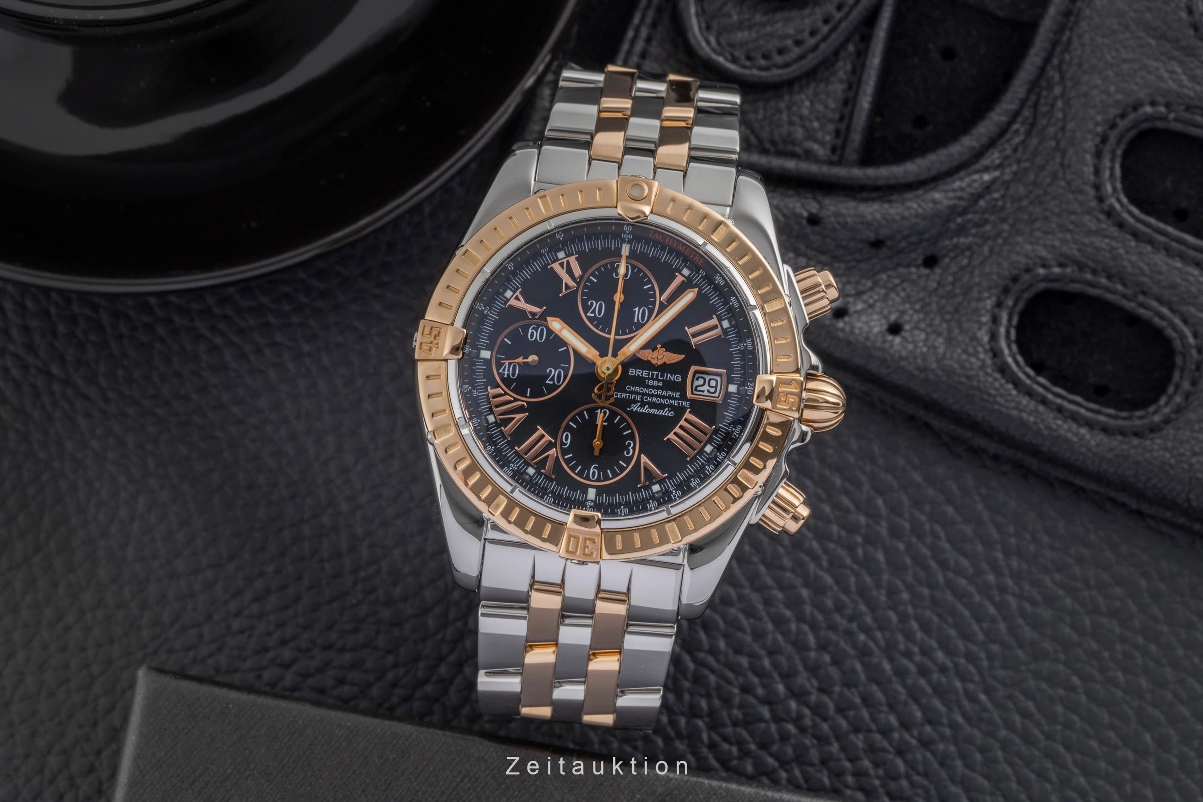 Breitling Chronomat chronographe acier / or  automatique montre pour hommes C13356511/B821  [2502630]