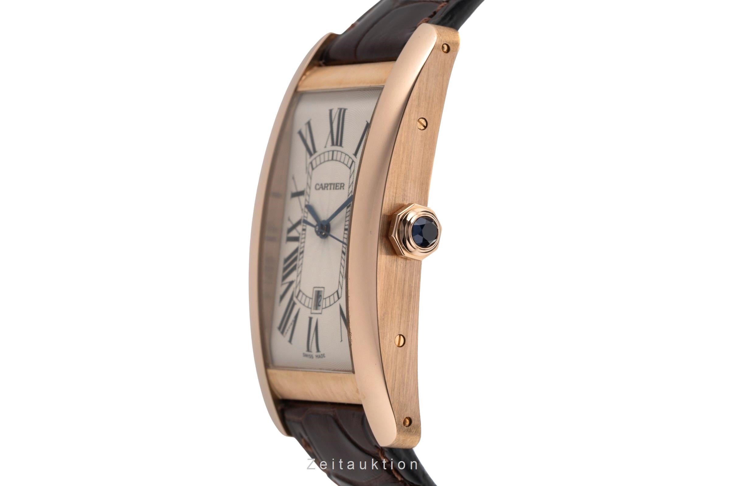 Cartier Tank Américaine 18k (0,750) Gold Automatik Herrenuhr Ref. W2609156  [2502631]