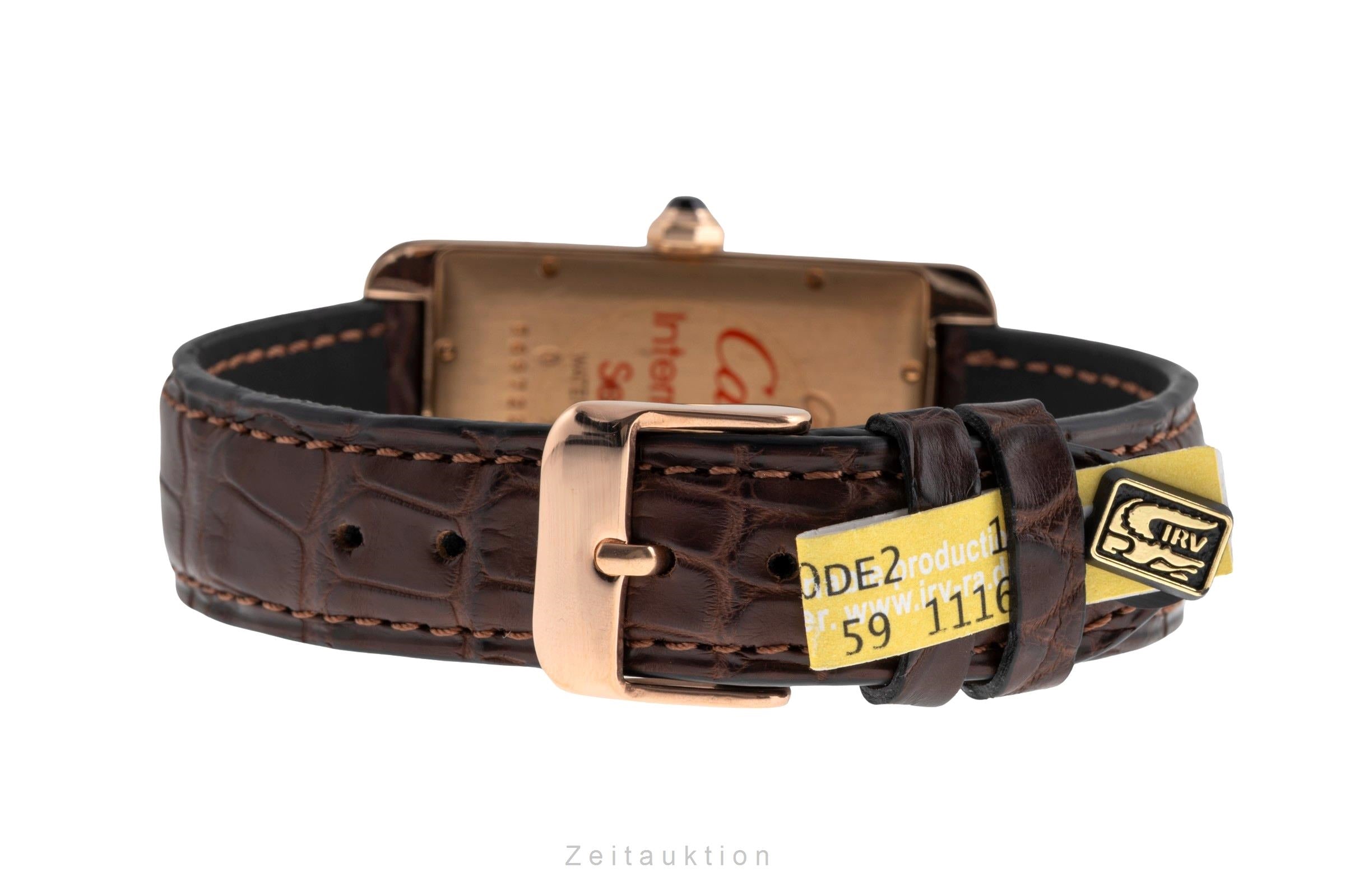 Cartier Tank Américaine 18k (0,750) Gold Automatik Herrenuhr Ref. W2609156  [2502631]