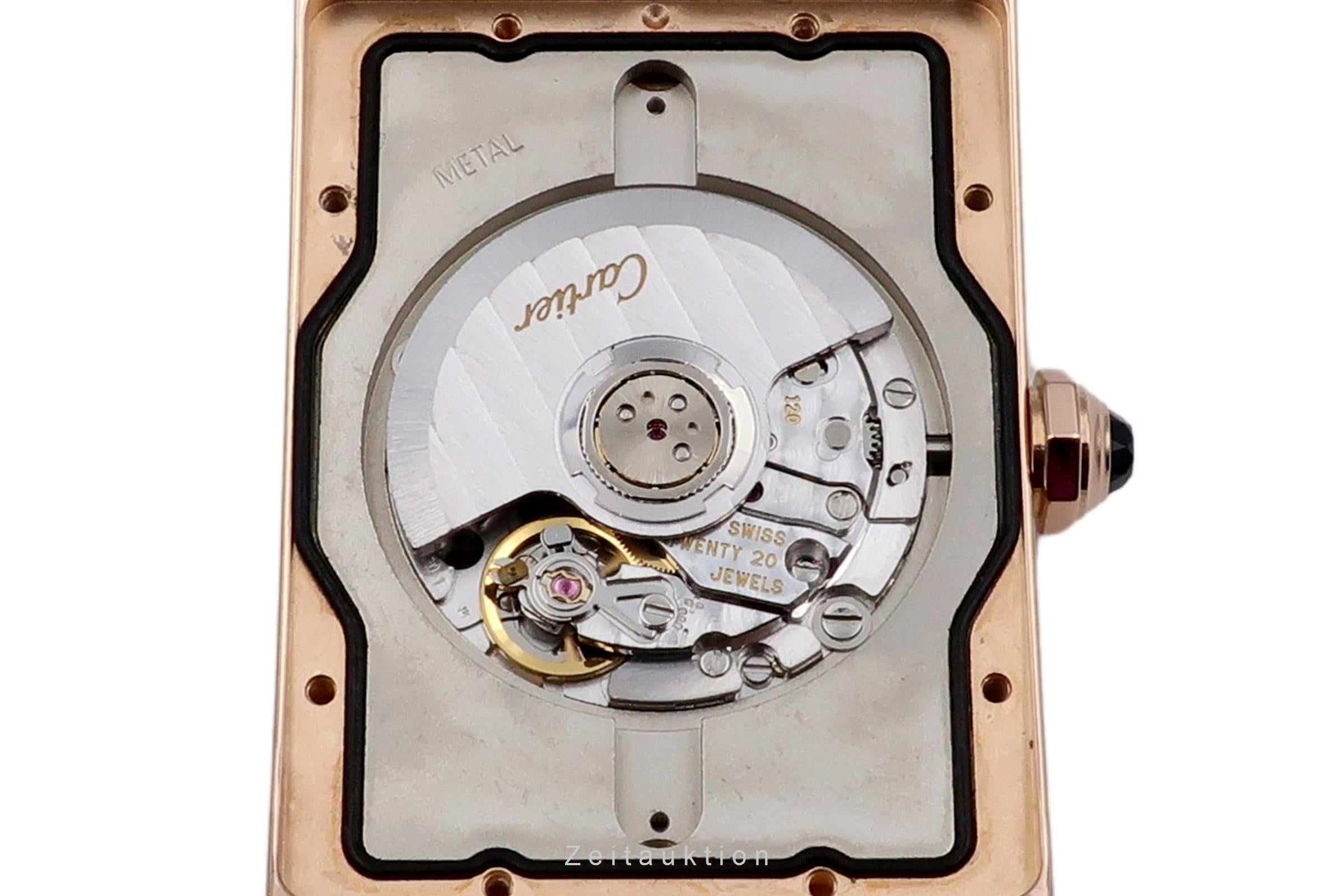 Cartier Tank Américaine 18k (0,750) Gold Automatik Herrenuhr Ref. W2609156  [2502631]