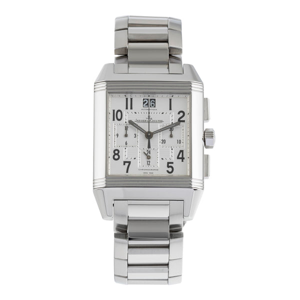 Jaeger LeCoultre Reverso cronografo acciaio automatismo orologio da uomo Q7018120  230.8.45  [2502635]