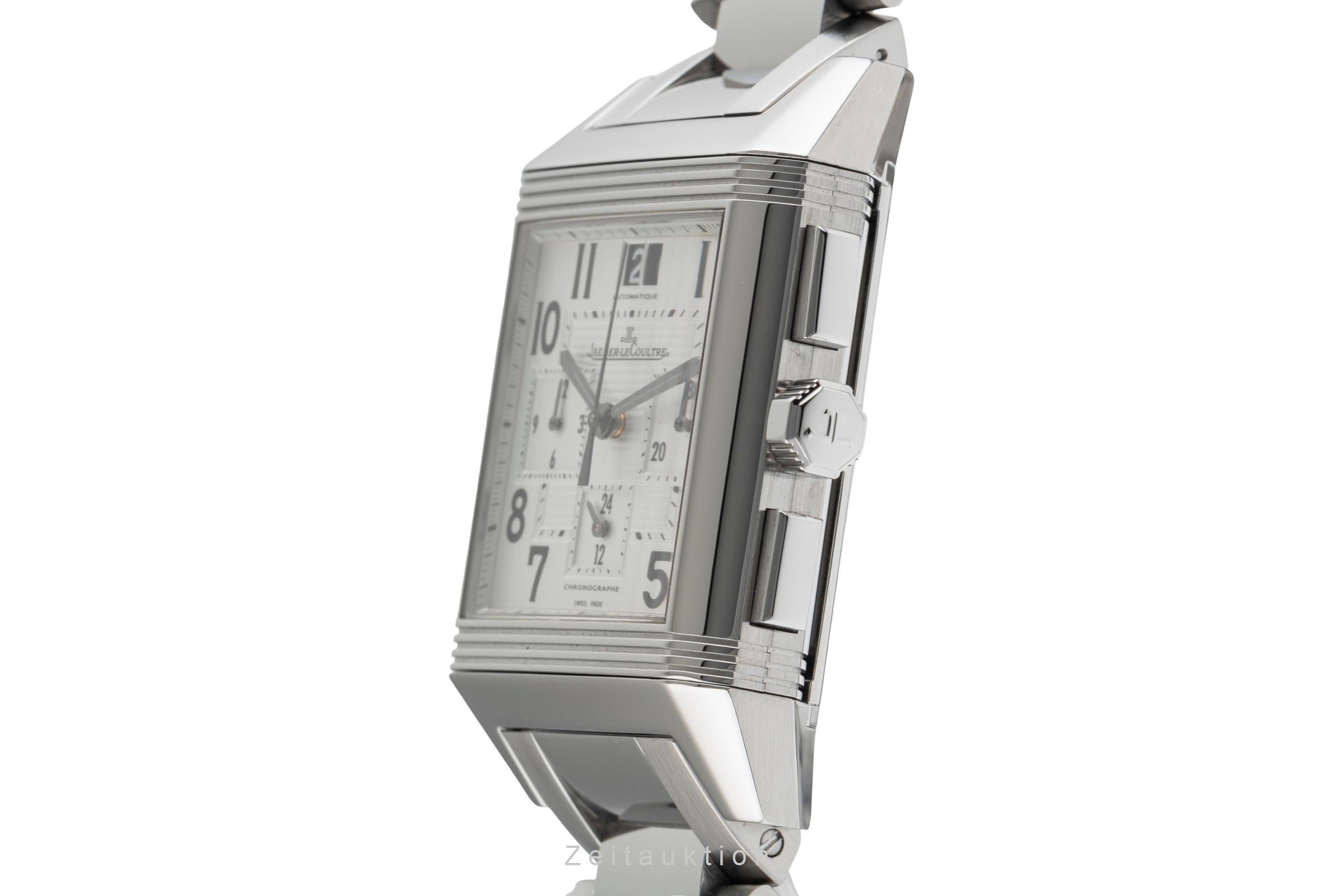 Jaeger LeCoultre Reverso chronograph steel automatic Kal. 754 Ref