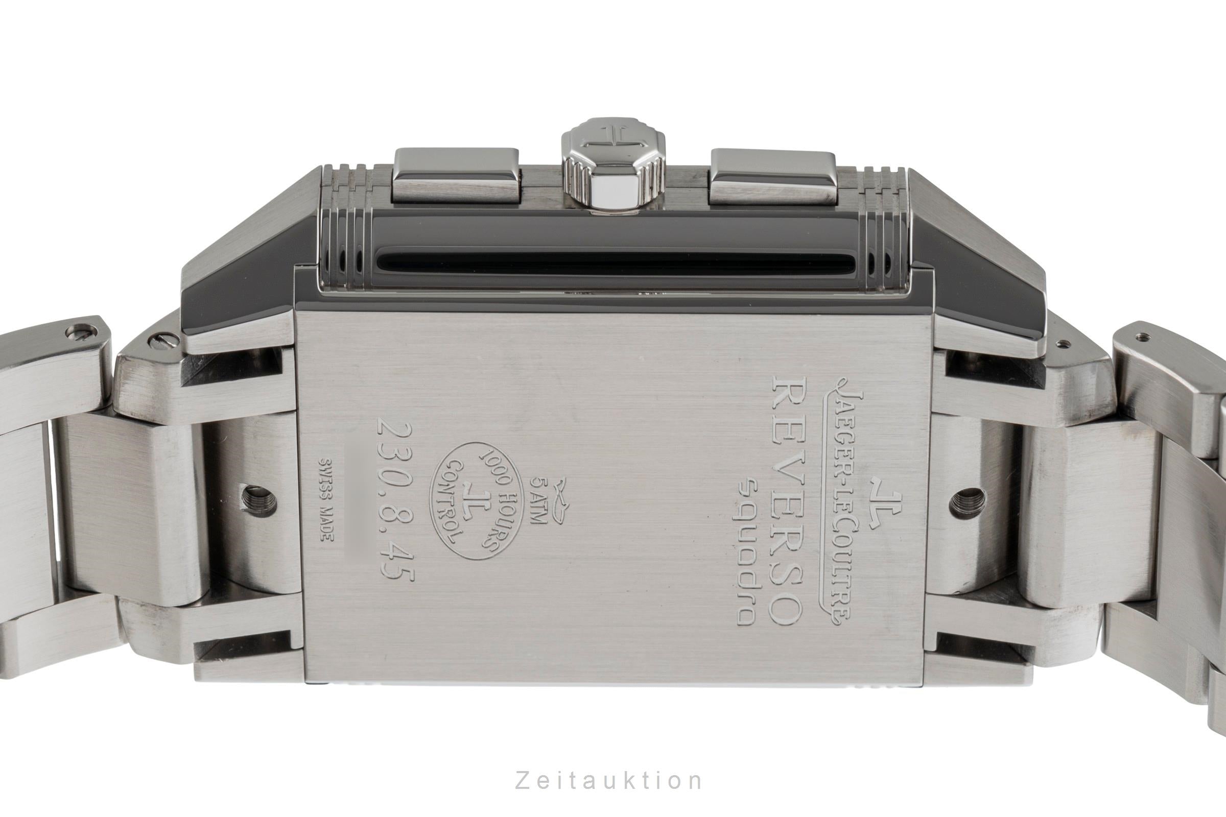Jaeger LeCoultre Reverso cronografo acciaio automatismo orologio da uomo Q7018120  230.8.45  [2502635]