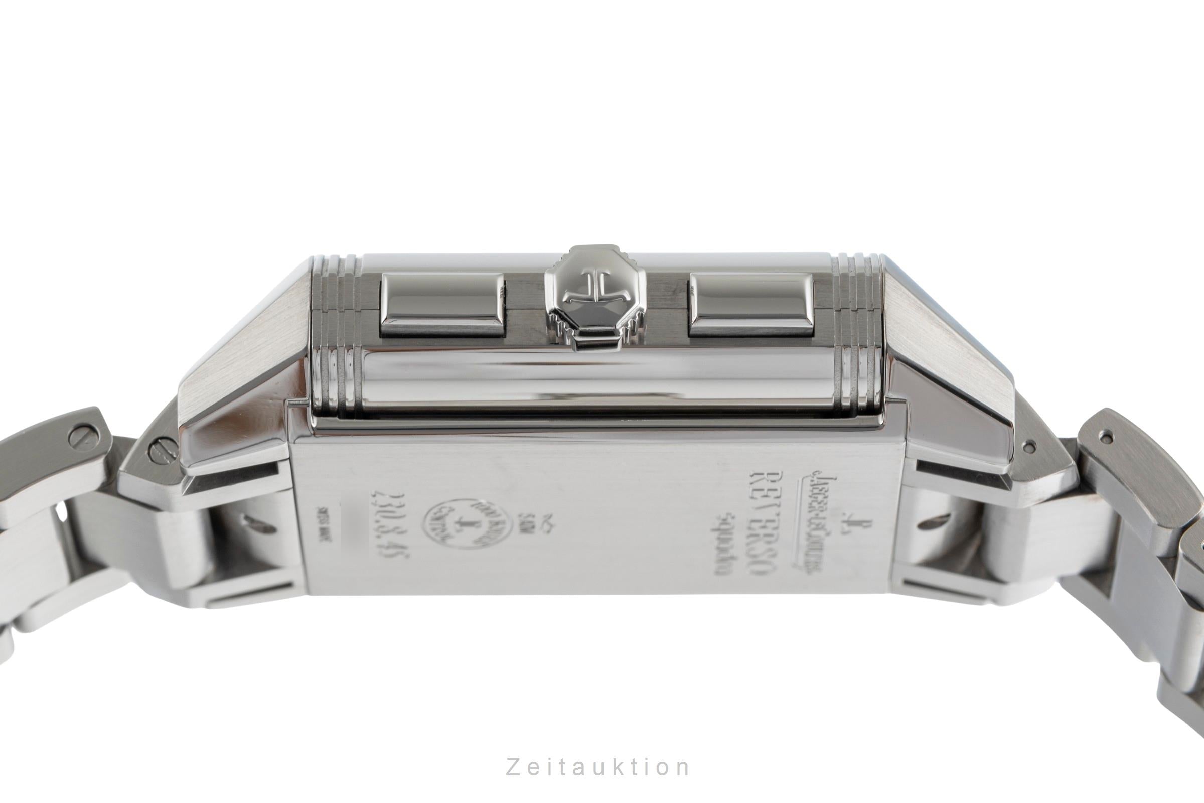 Jaeger LeCoultre Reverso cronografo acciaio automatismo orologio da uomo Q7018120  230.8.45  [2502635]