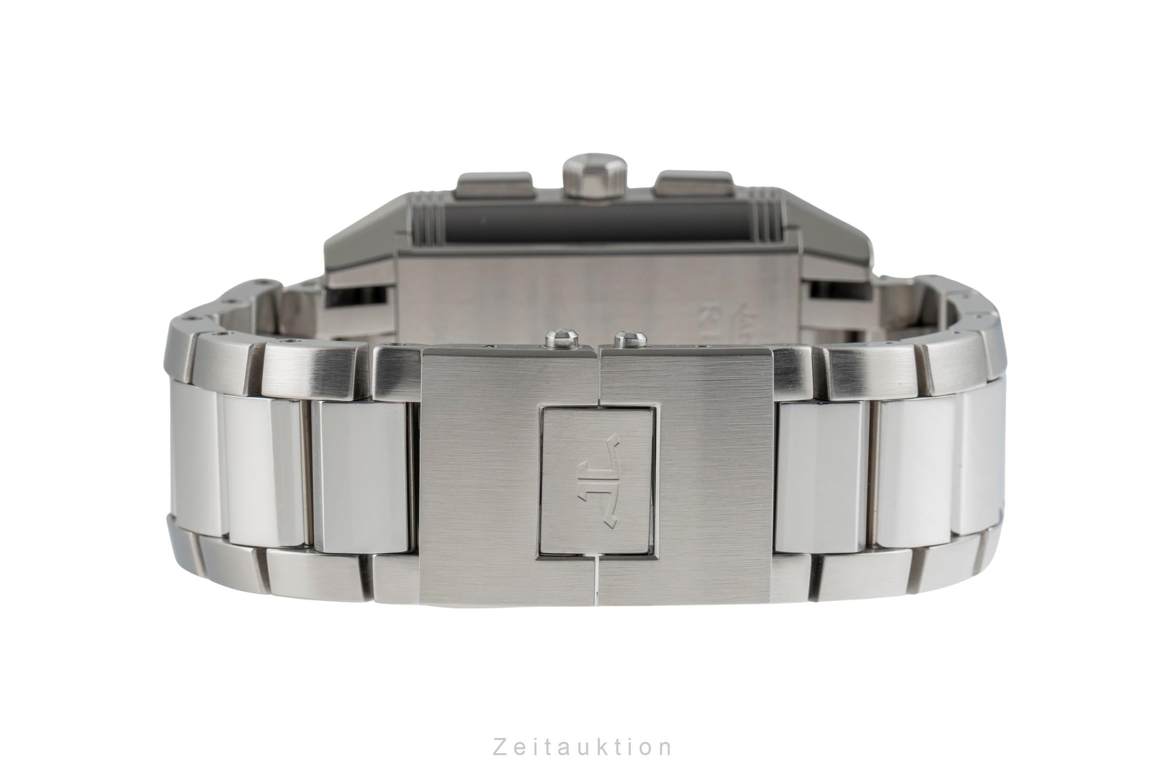 Jaeger LeCoultre Reverso cronografo acciaio automatismo orologio da uomo Q7018120  230.8.45  [2502635]