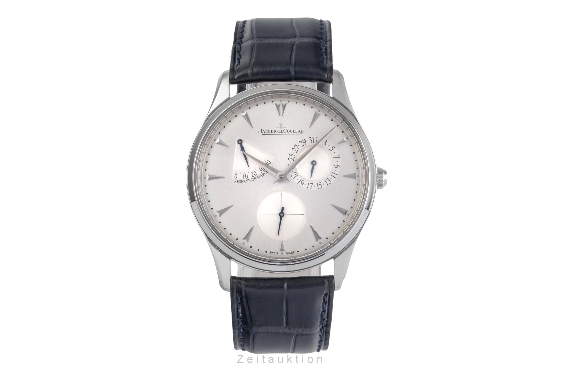 Jaeger LeCoultre Master Ultra Thin steel automatic men's watch Q1378420  176.8.38.S LP: 10800EUR  [2502636]