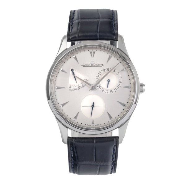 Jaeger LeCoultre Master Ultra Thin steel automatic men's watch Q1378420  176.8.38.S LP: 10800EUR  [2502636]