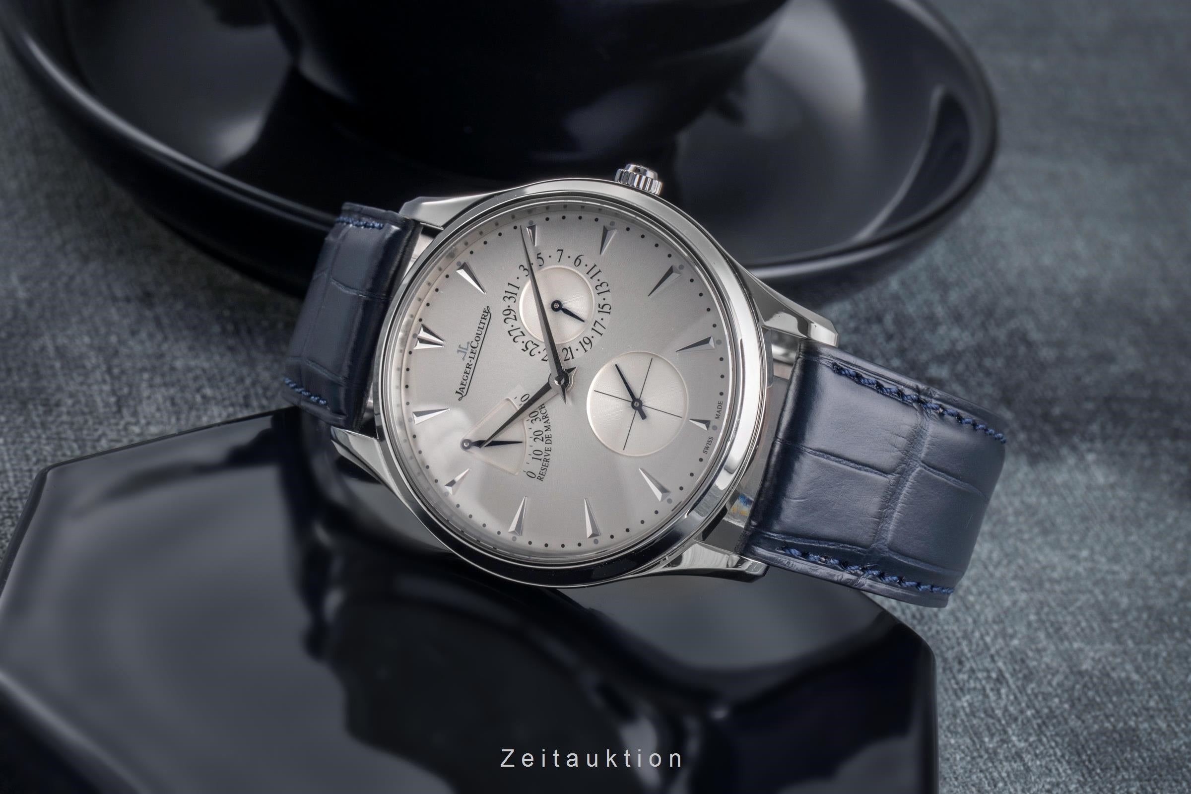 Jaeger LeCoultre Master Ultra Thin steel automatic men's watch Q1378420  176.8.38.S LP: 10800EUR  [2502636]