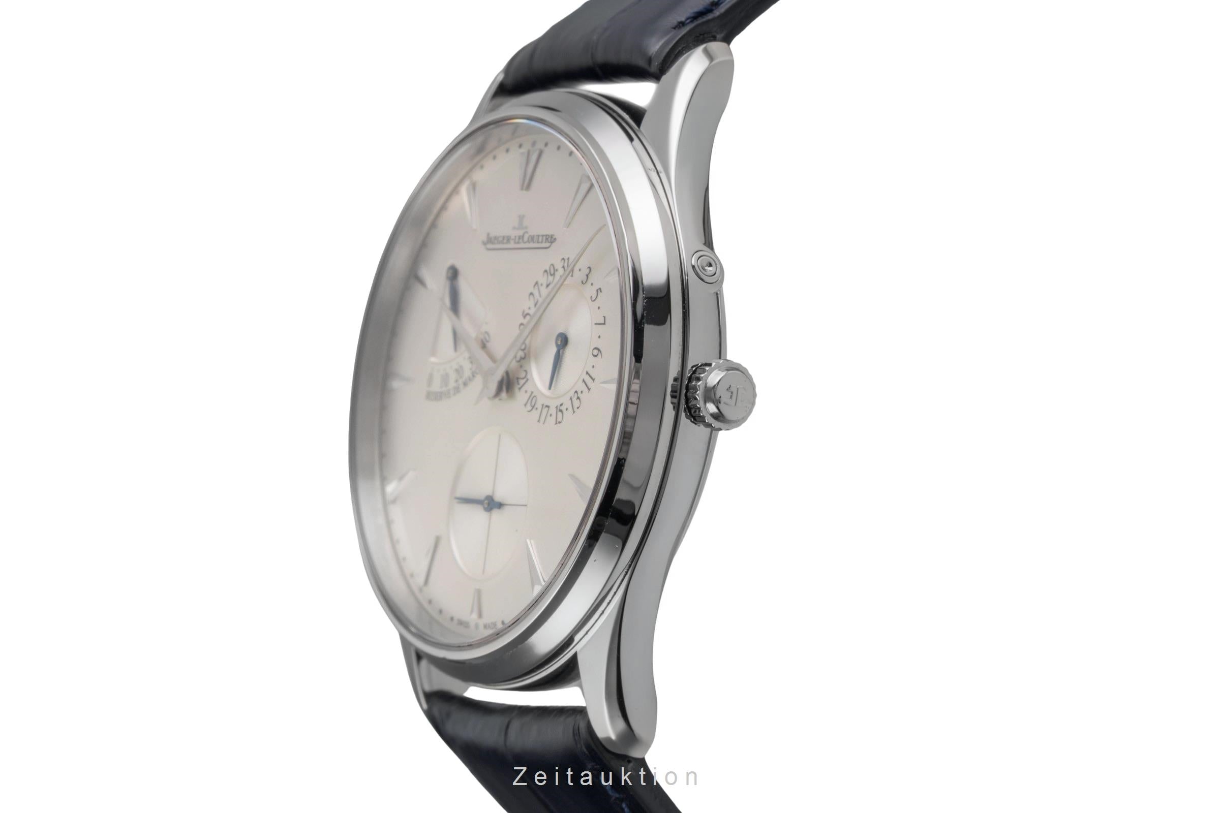 Jaeger LeCoultre Master Ultra Thin steel automatic men's watch Q1378420  176.8.38.S LP: 10800EUR  [2502636]