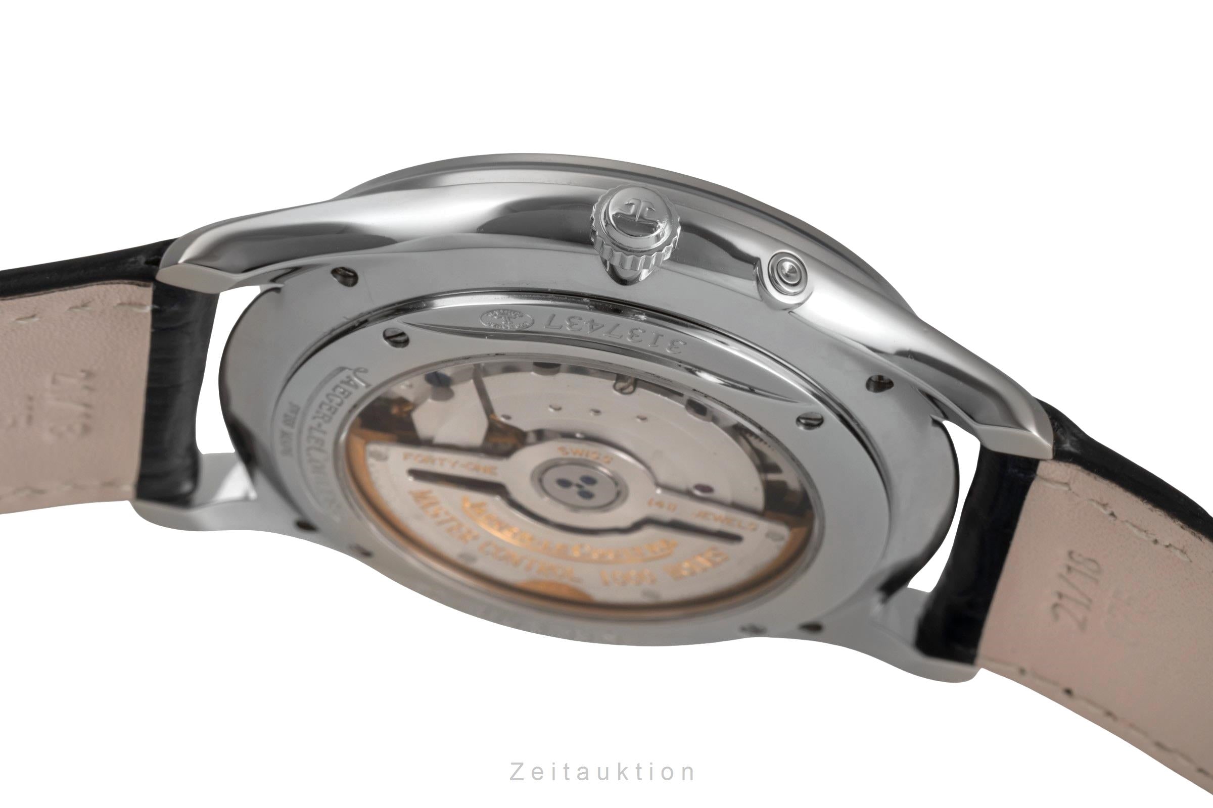 Jaeger LeCoultre Master Ultra Thin steel automatic men's watch Q1378420  176.8.38.S LP: 10800EUR  [2502636]