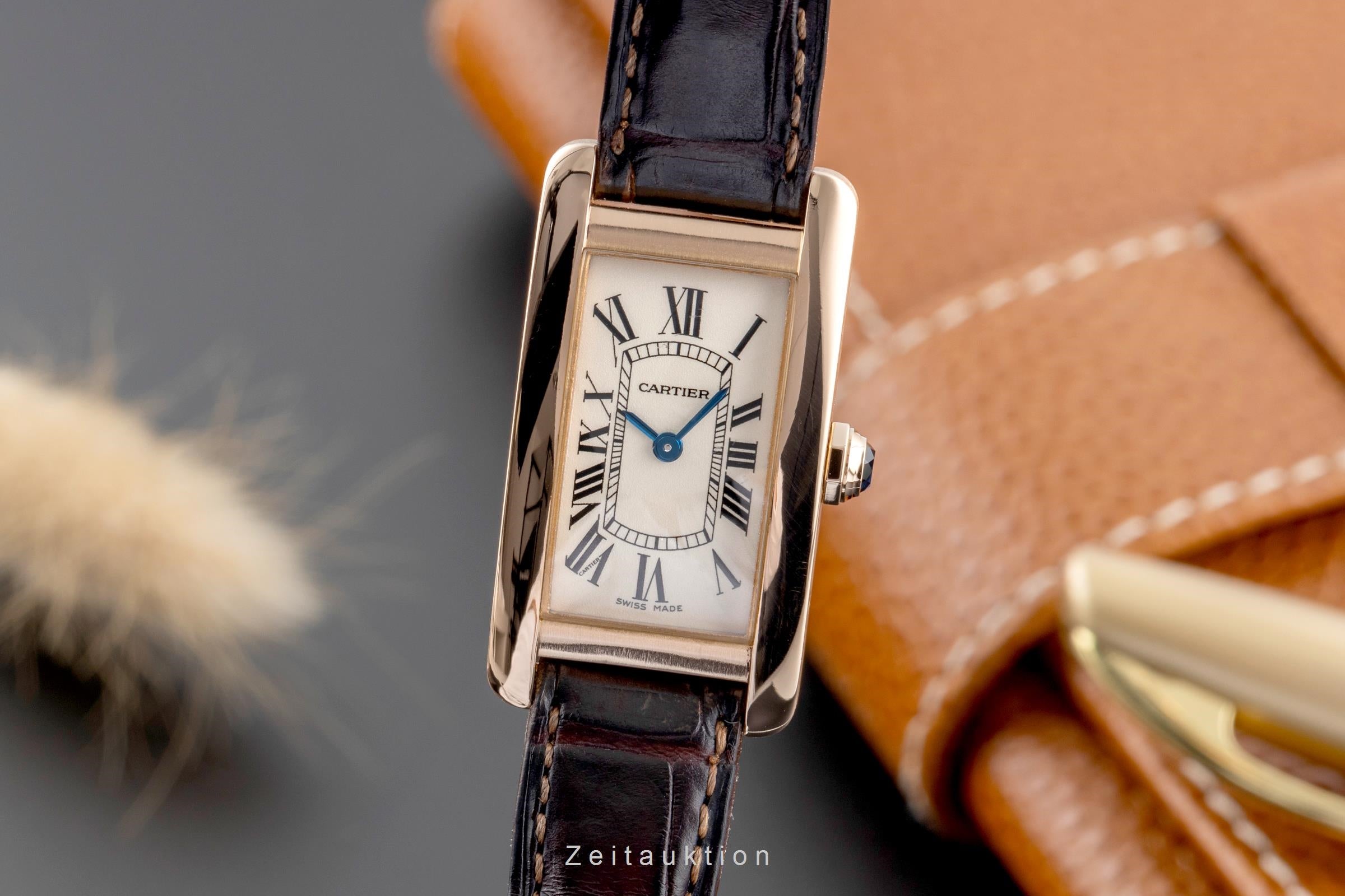 Cartier Tank Américaine or rouge 18 ct quartz montre pour femmes W2607456  [2502640]