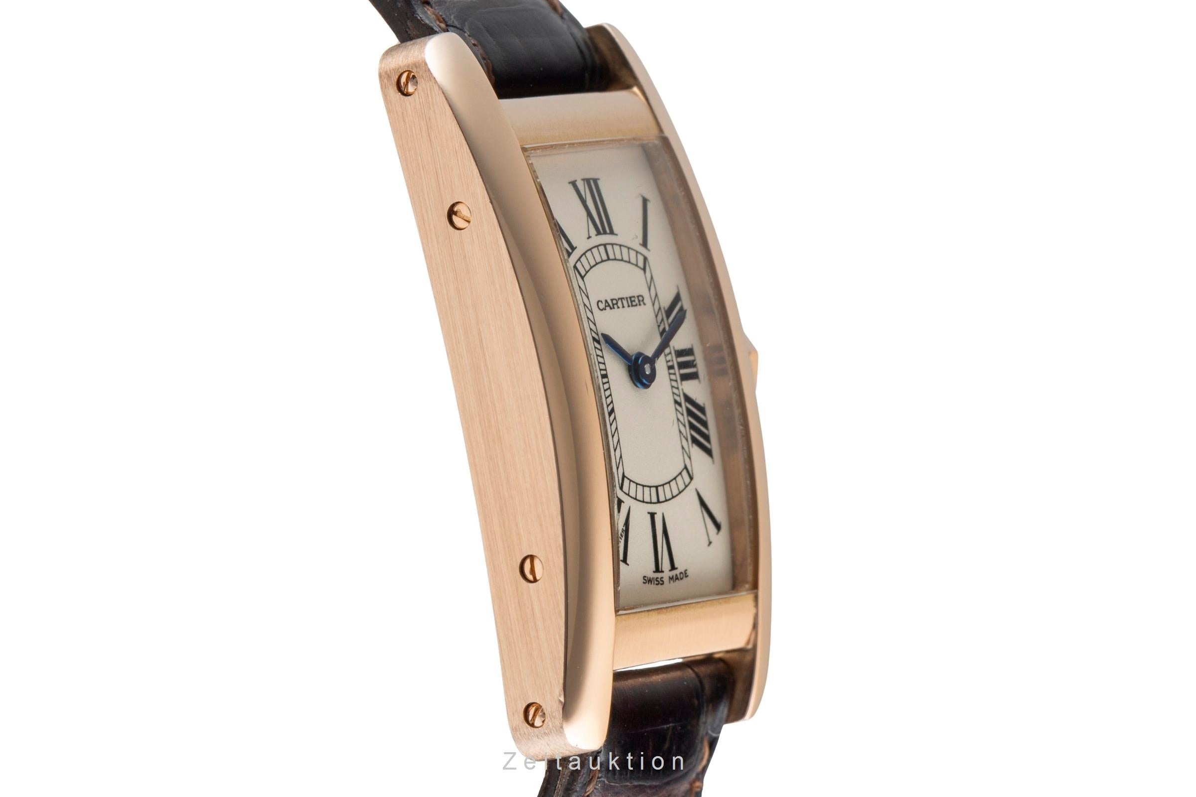 Cartier Tank Américaine or rouge 18 ct quartz montre pour femmes W2607456  [2502640]