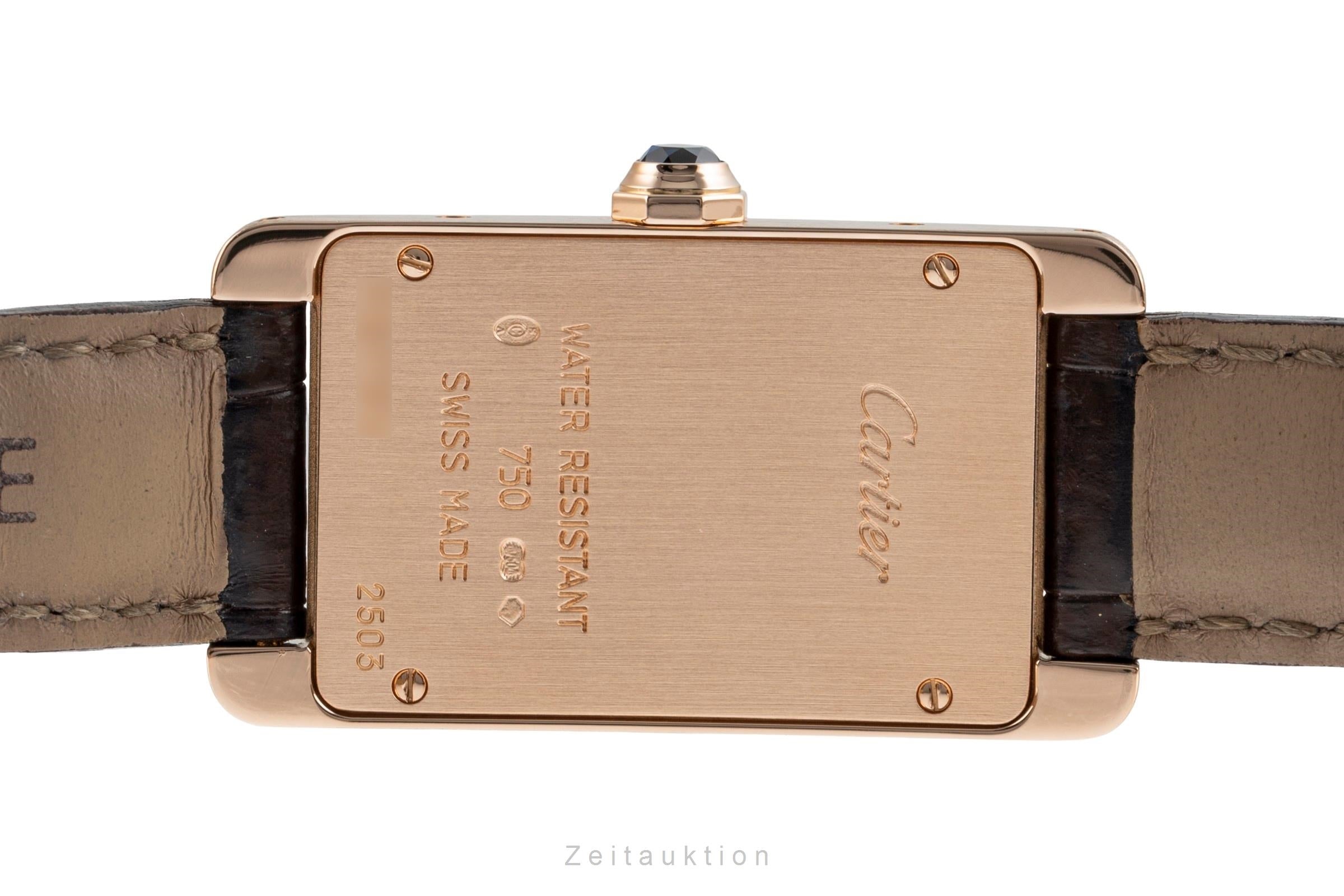 Cartier Tank Américaine or rouge 18 ct quartz montre pour femmes W2607456  [2502640]