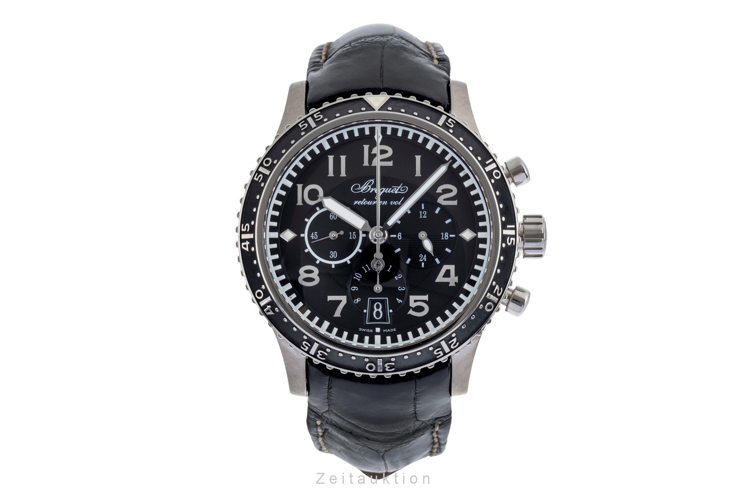 Breguet Type XXI cronógrafo titanio automático reloj para caballeros 3810 TI/H2/3ZU  [2502641]