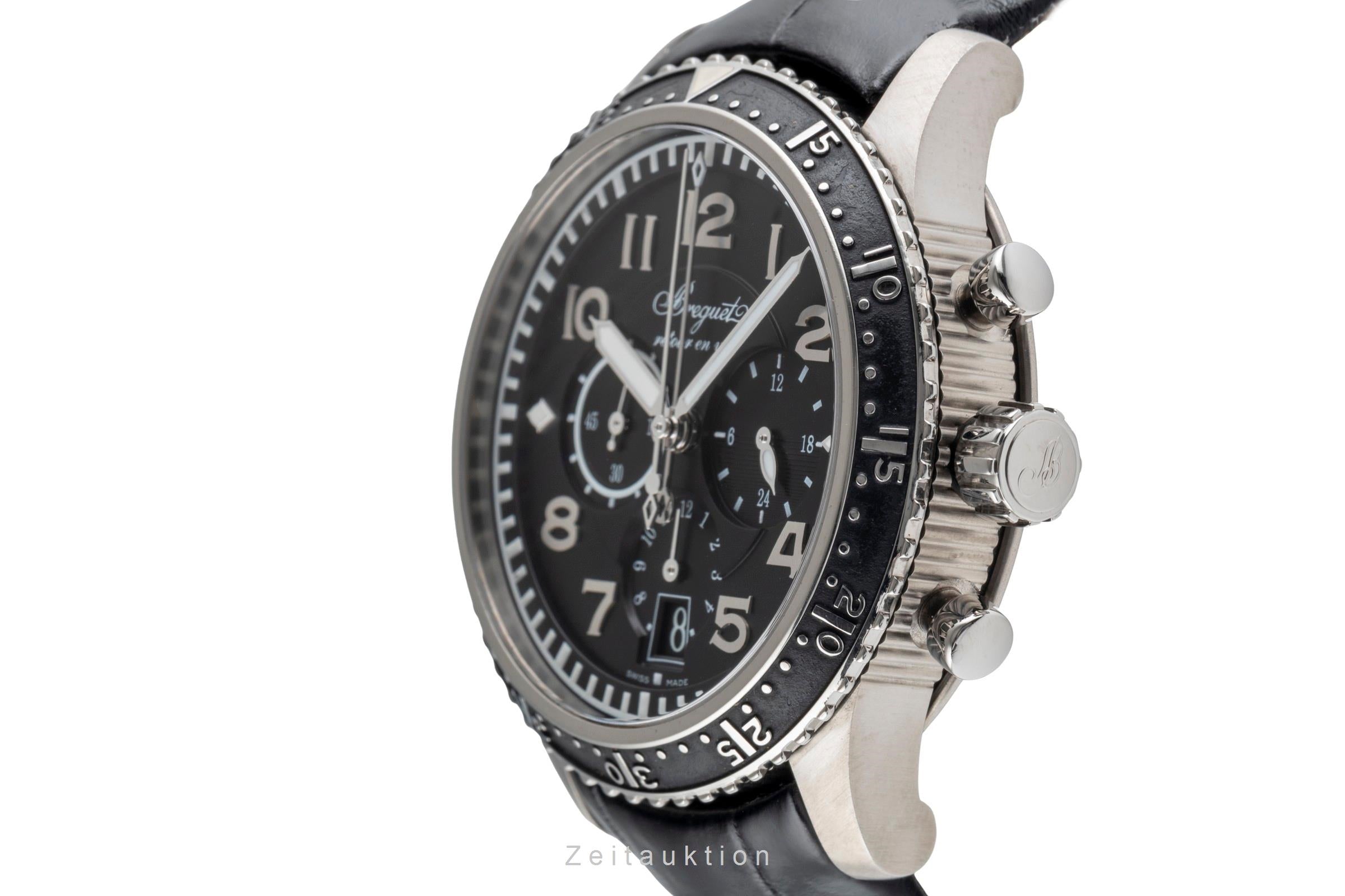 Breguet Type XXI cronógrafo titanio automático reloj para caballeros 3810 TI/H2/3ZU  [2502641]