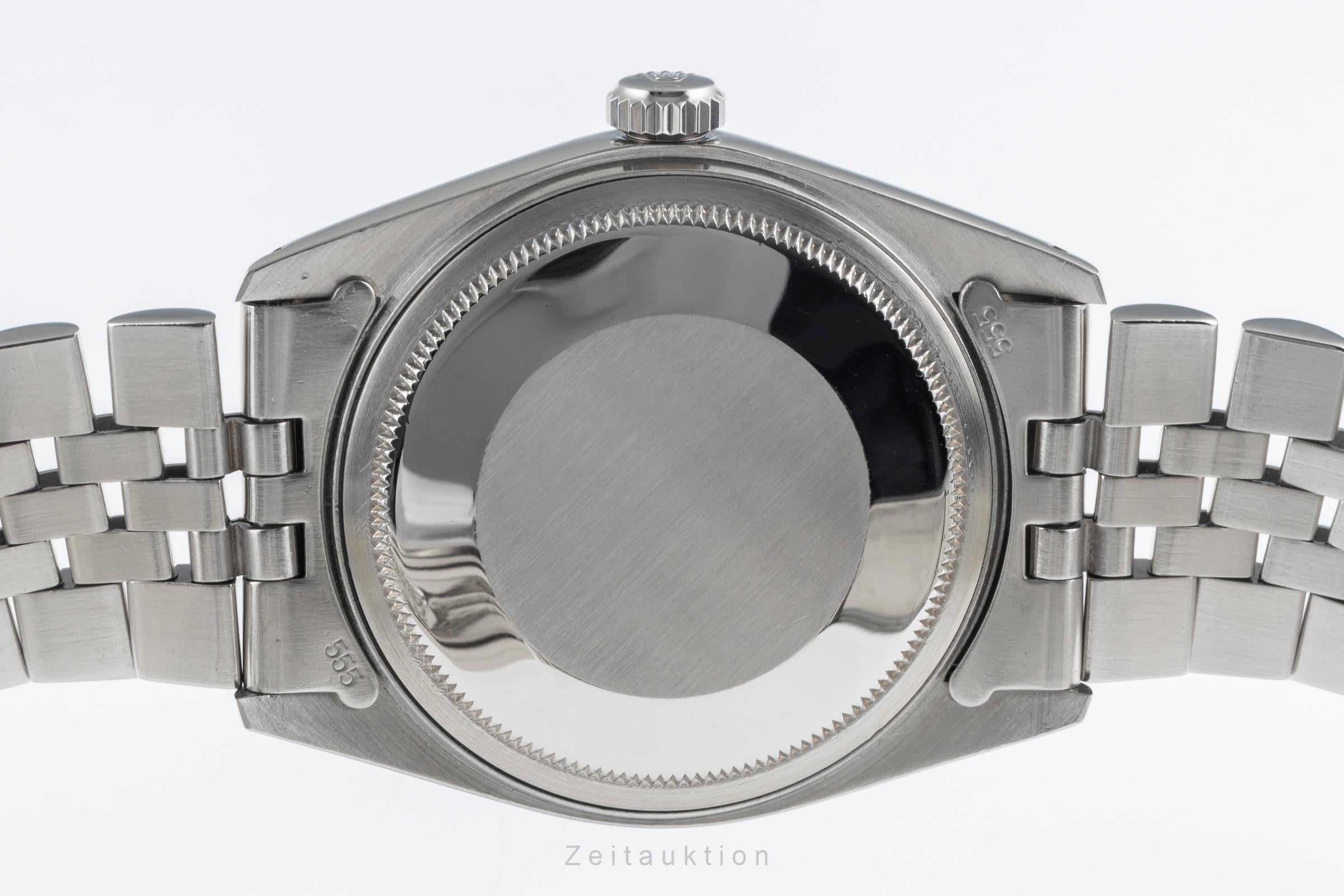 Rolex Datejust acciaio / oro bianco automatismo orologio da uomo 16014  [2502642]