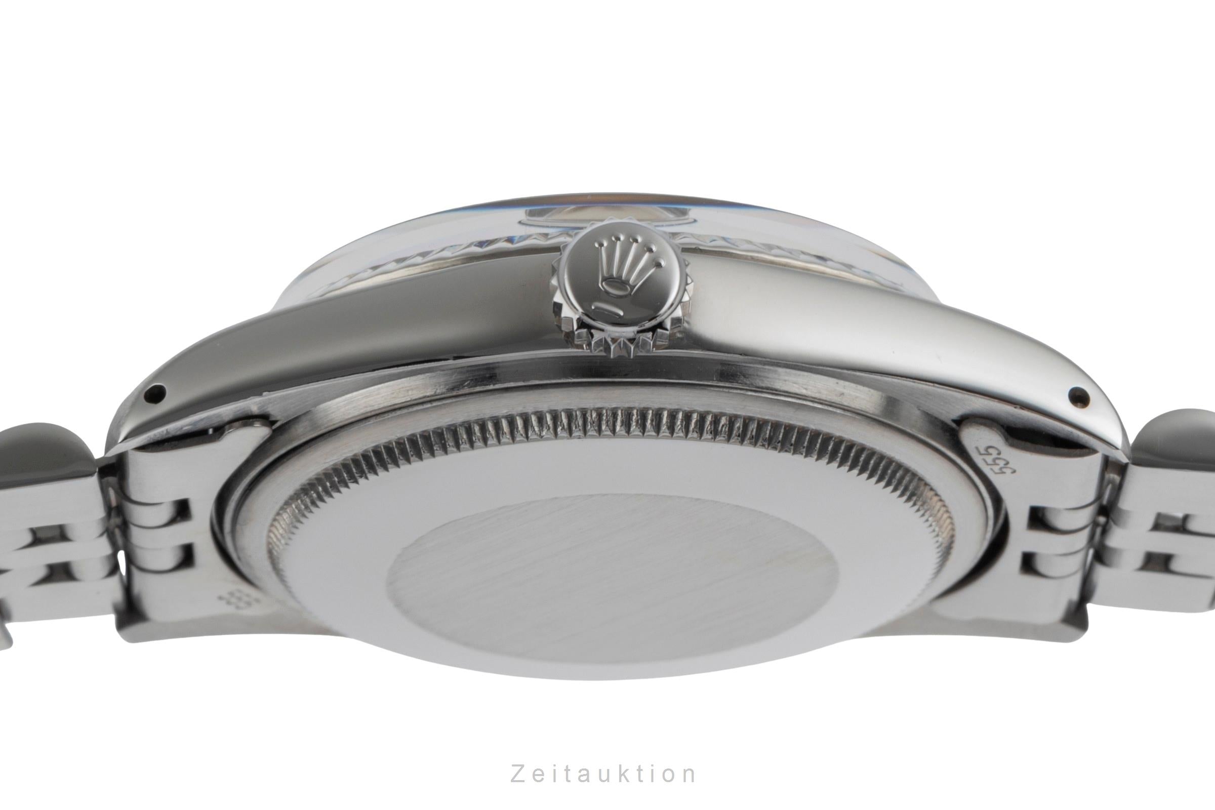 Rolex Datejust acciaio / oro bianco automatismo orologio da uomo 16014  [2502642]