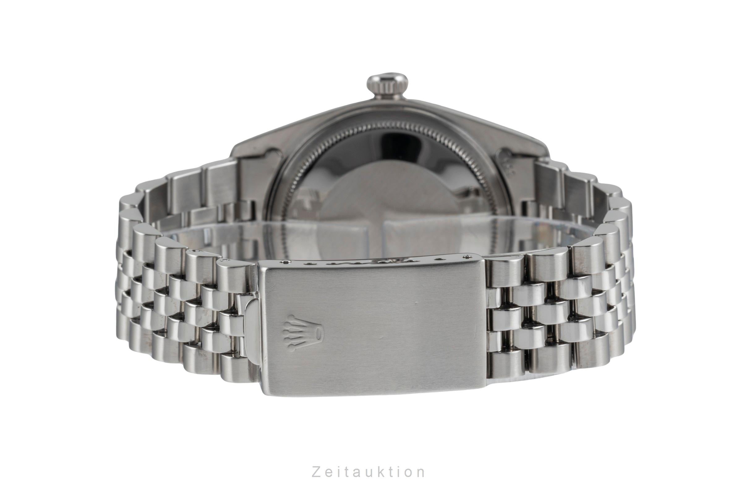 Rolex Datejust acciaio / oro bianco automatismo orologio da uomo 16014  [2502642]