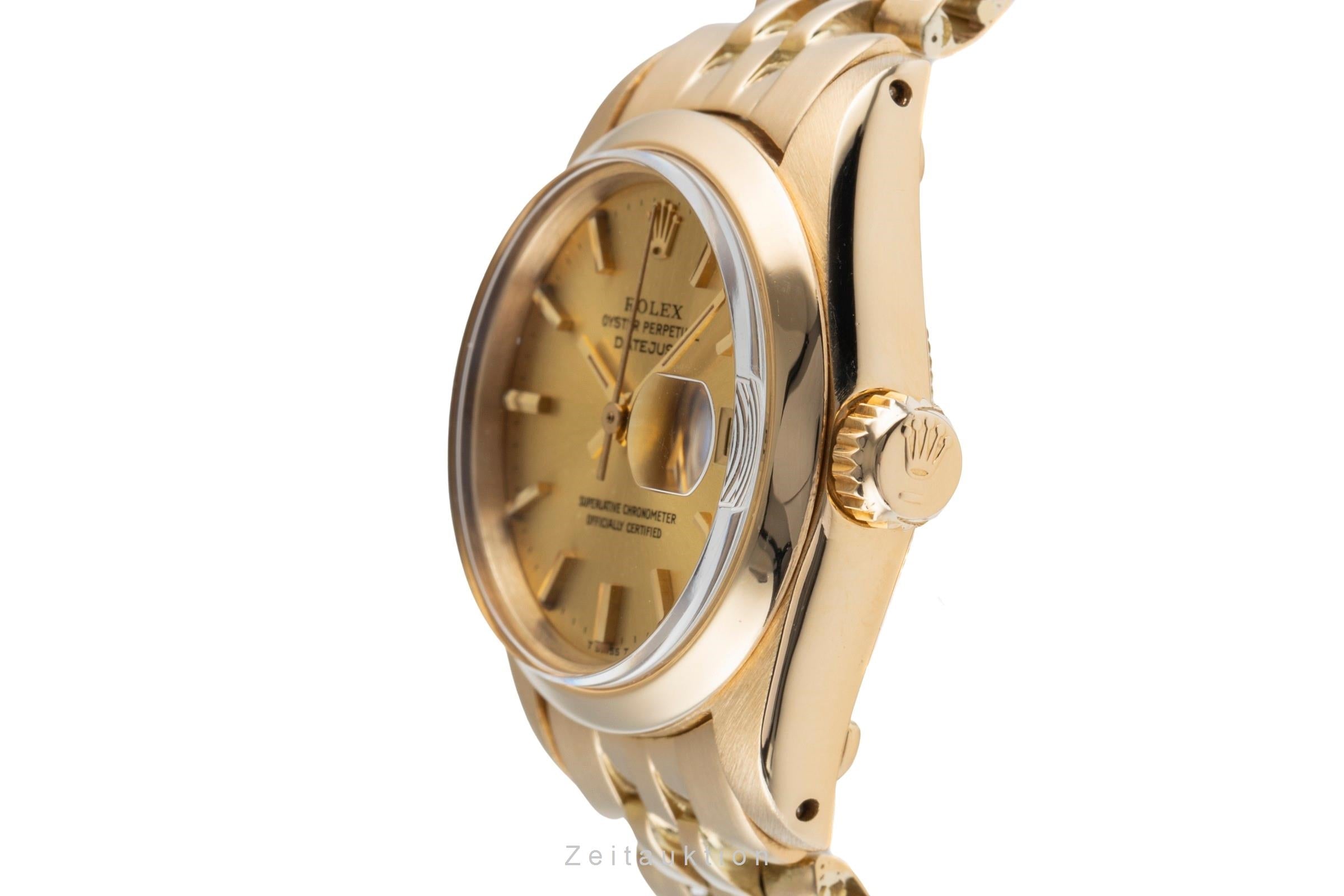 Rolex Lady Datejust or 18 ct automatique montre pour femmes 6916 Vintage  [2502644]