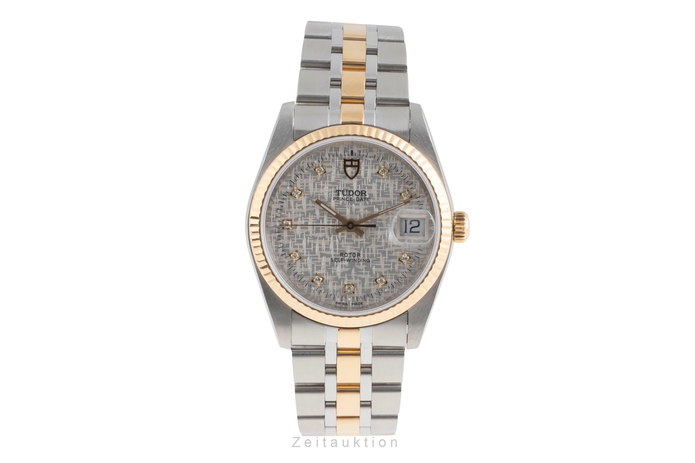 Tudor Prince Date steel / gold automatic men's watch 74033  [2502645]