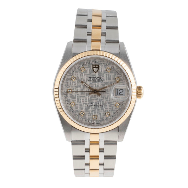 Tudor Prince Date steel / gold automatic men's watch 74033  [2502645]