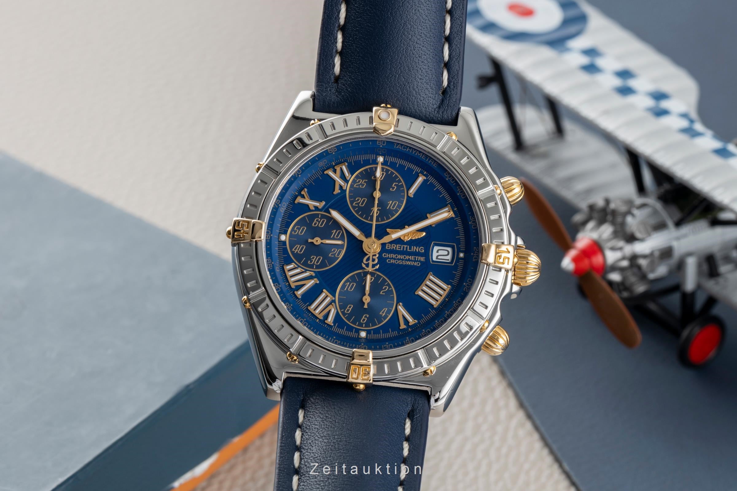 Breitling Crosswind chronograph steel / gold automatic Kal. B13