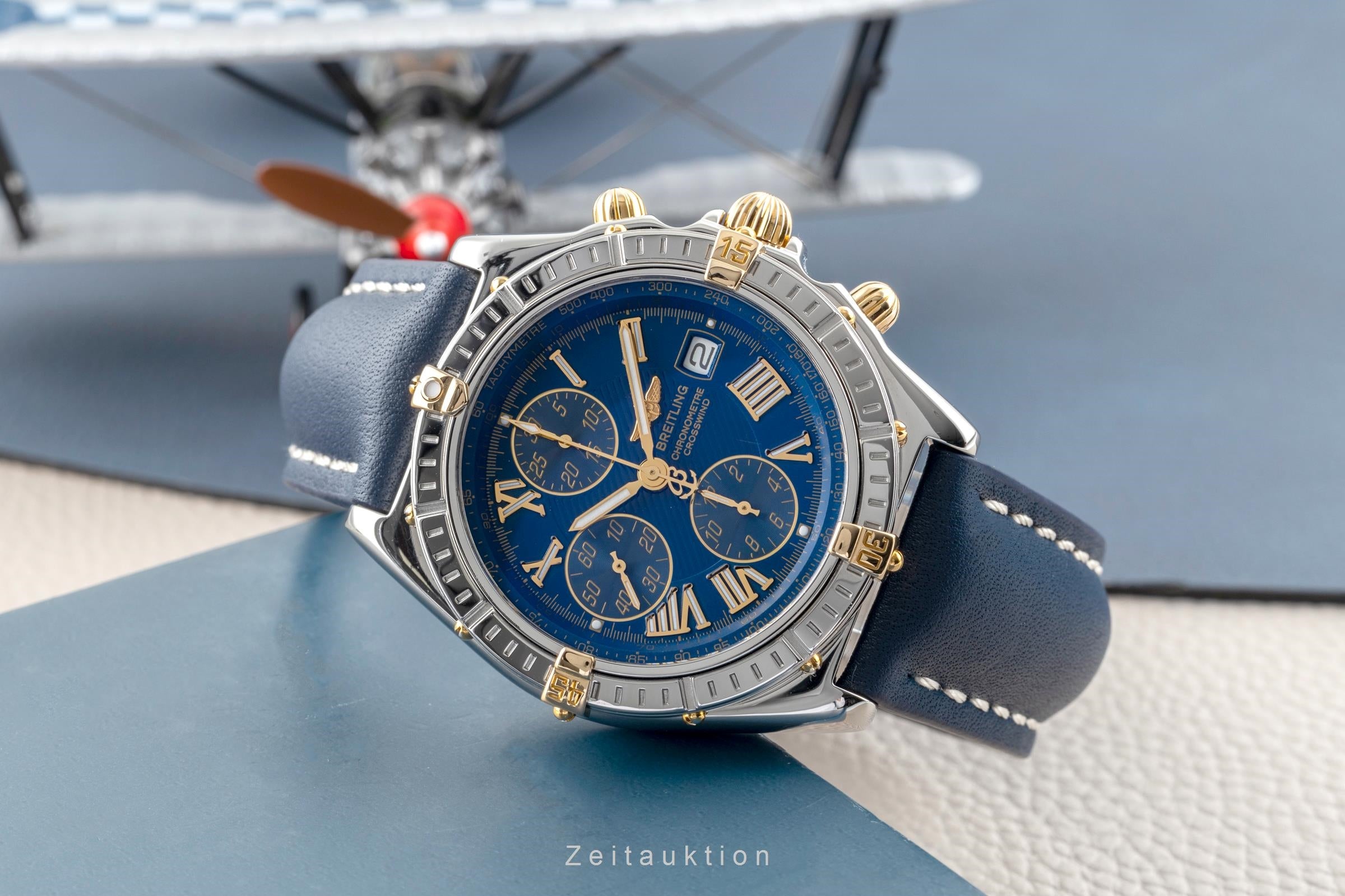 Breitling Crosswind chronograph steel / gold automatic Kal. B13