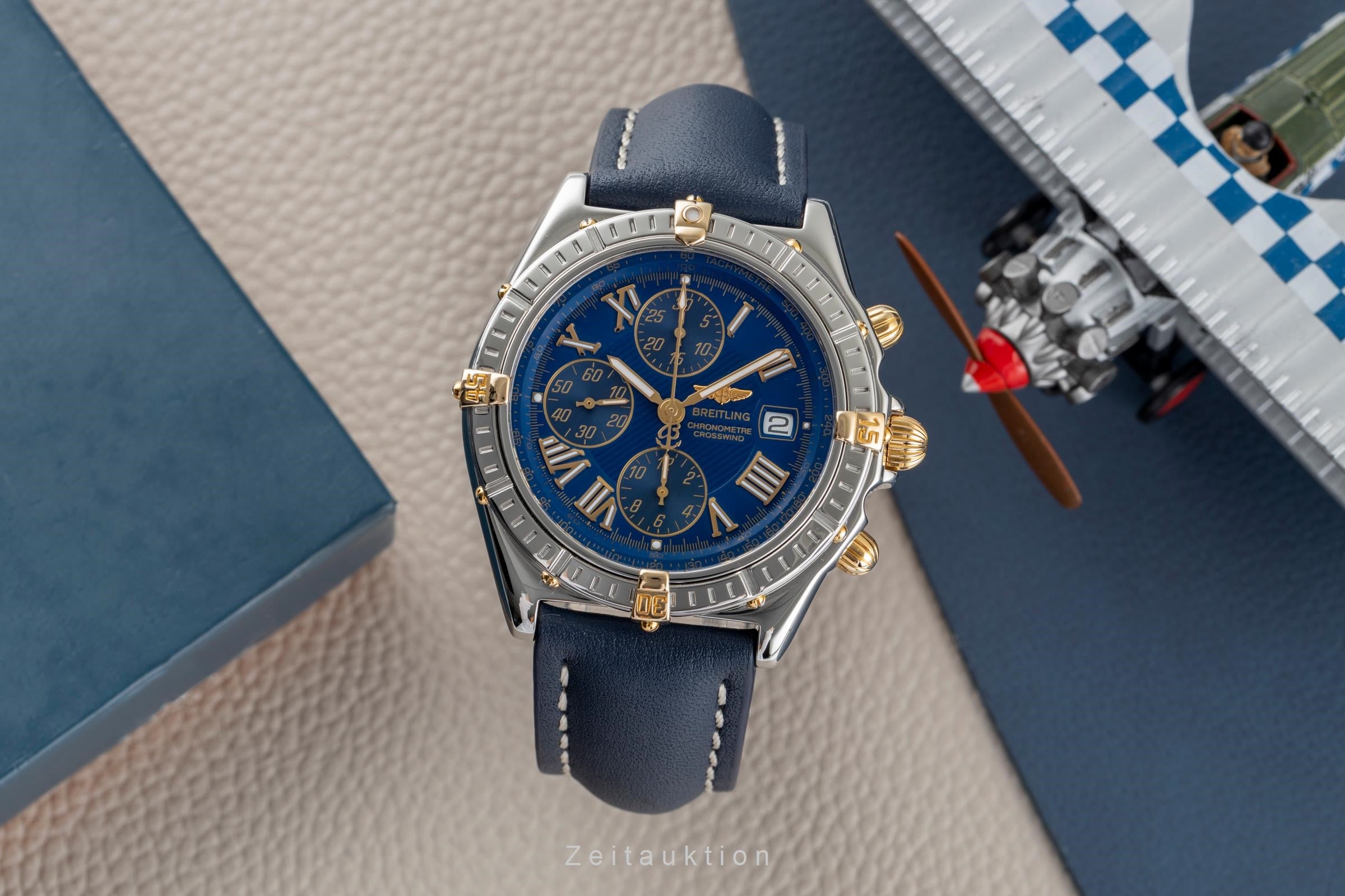 Breitling Crosswind Chronograph Stahl / Gold Automatik Herrenuhr Ref. B13355 [2502653]