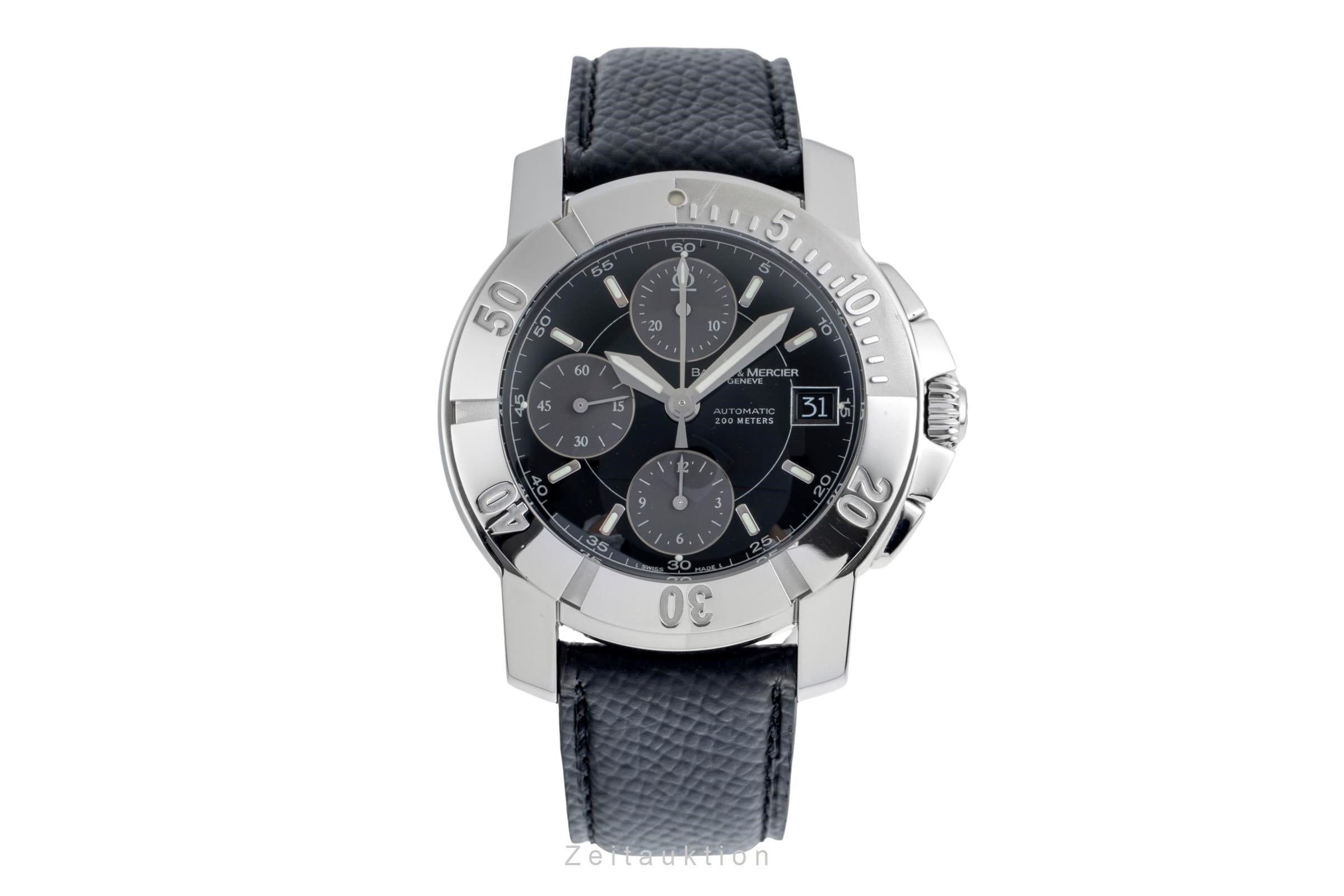 Baume & Mercier Capeland chronograph steel automatic Kal. BM13750