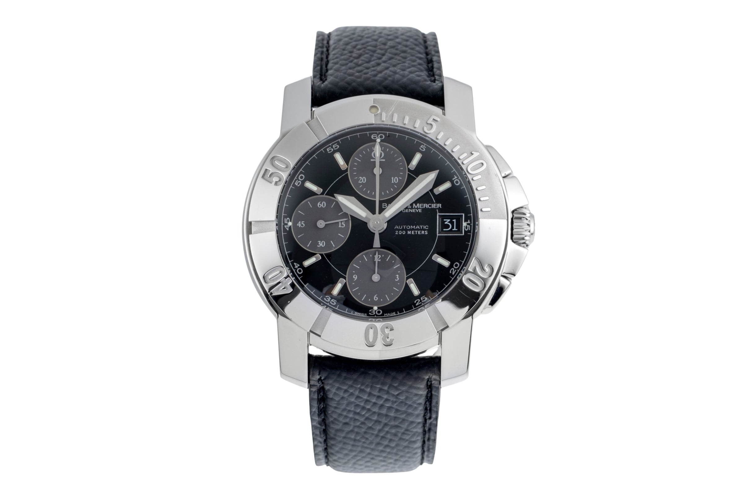 Baume & Mercier Capeland chronograph steel automatic Kal. BM13750