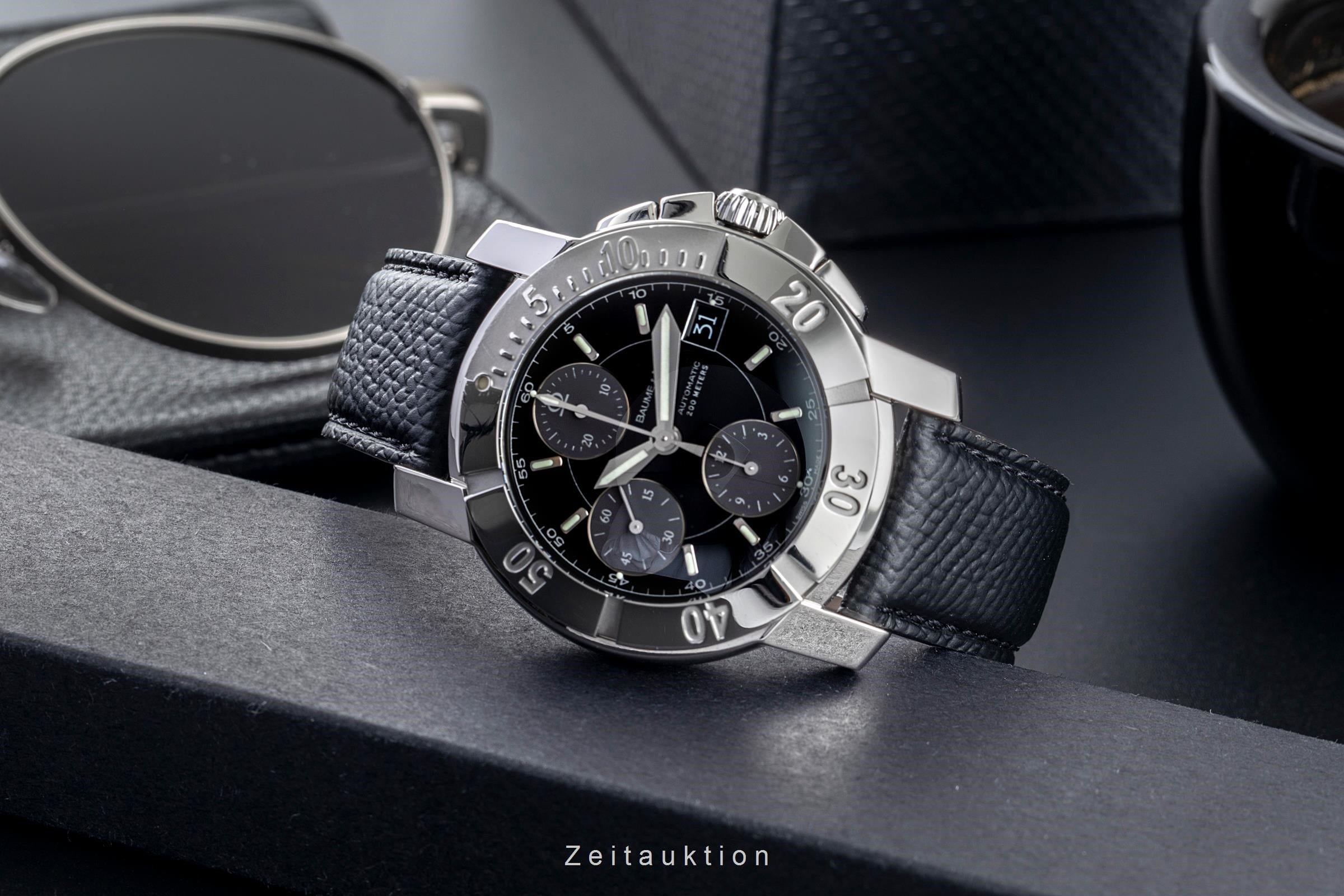 Baume & Mercier Capeland chronograph steel automatic men's watch 65352  [2502656]