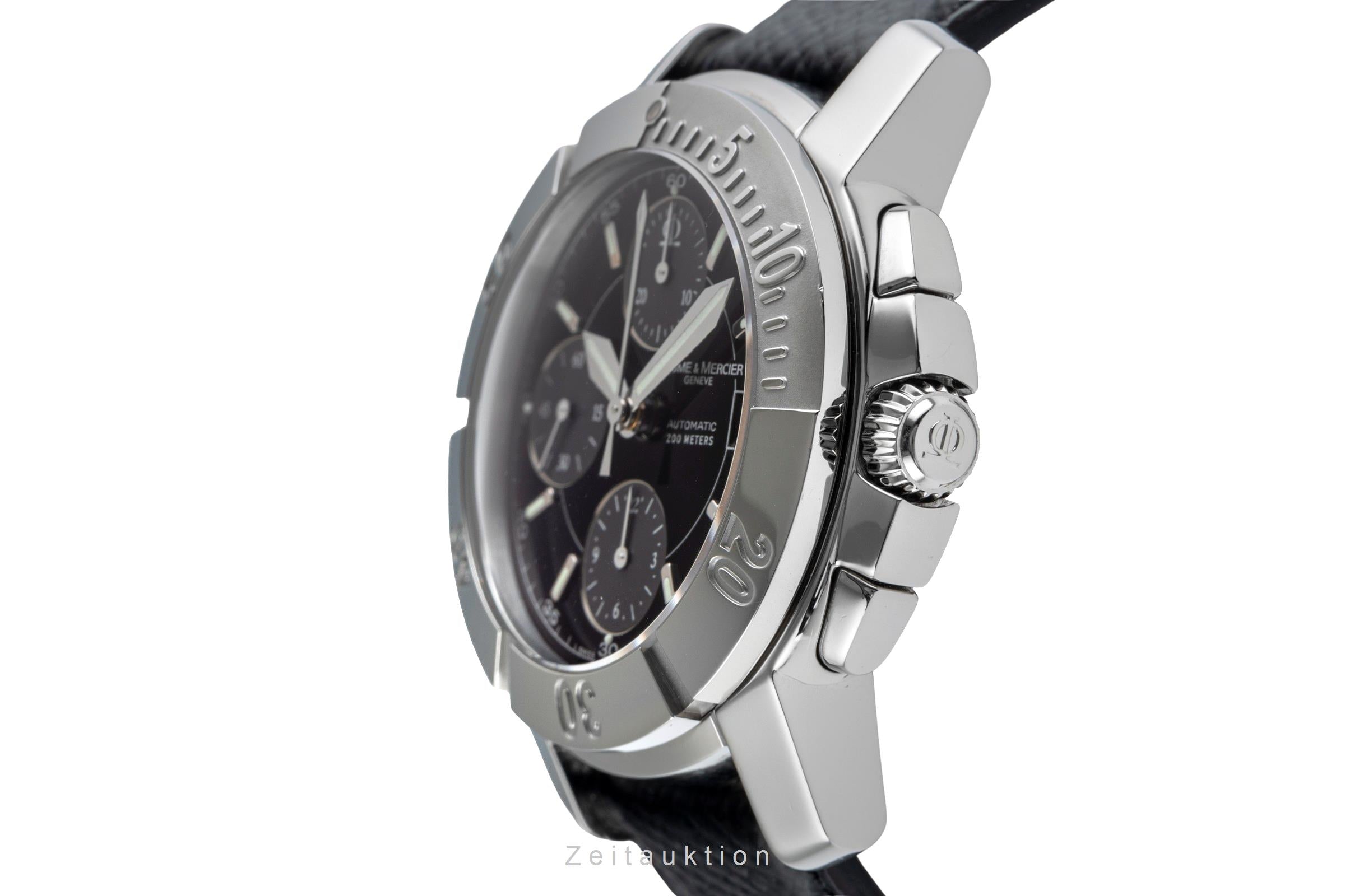 Baume & Mercier Capeland chronograph steel automatic Kal. BM13750