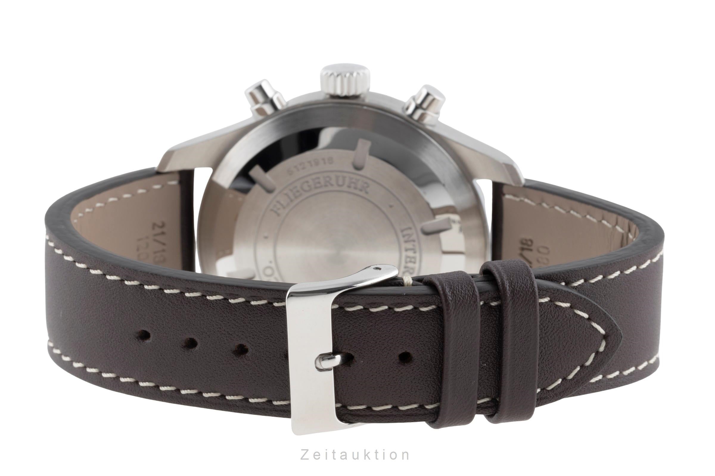 IWC Fliegerchronograph chronographe acier automatique montre pour hommes IW377701 LP: 7300EUR  [2502657]