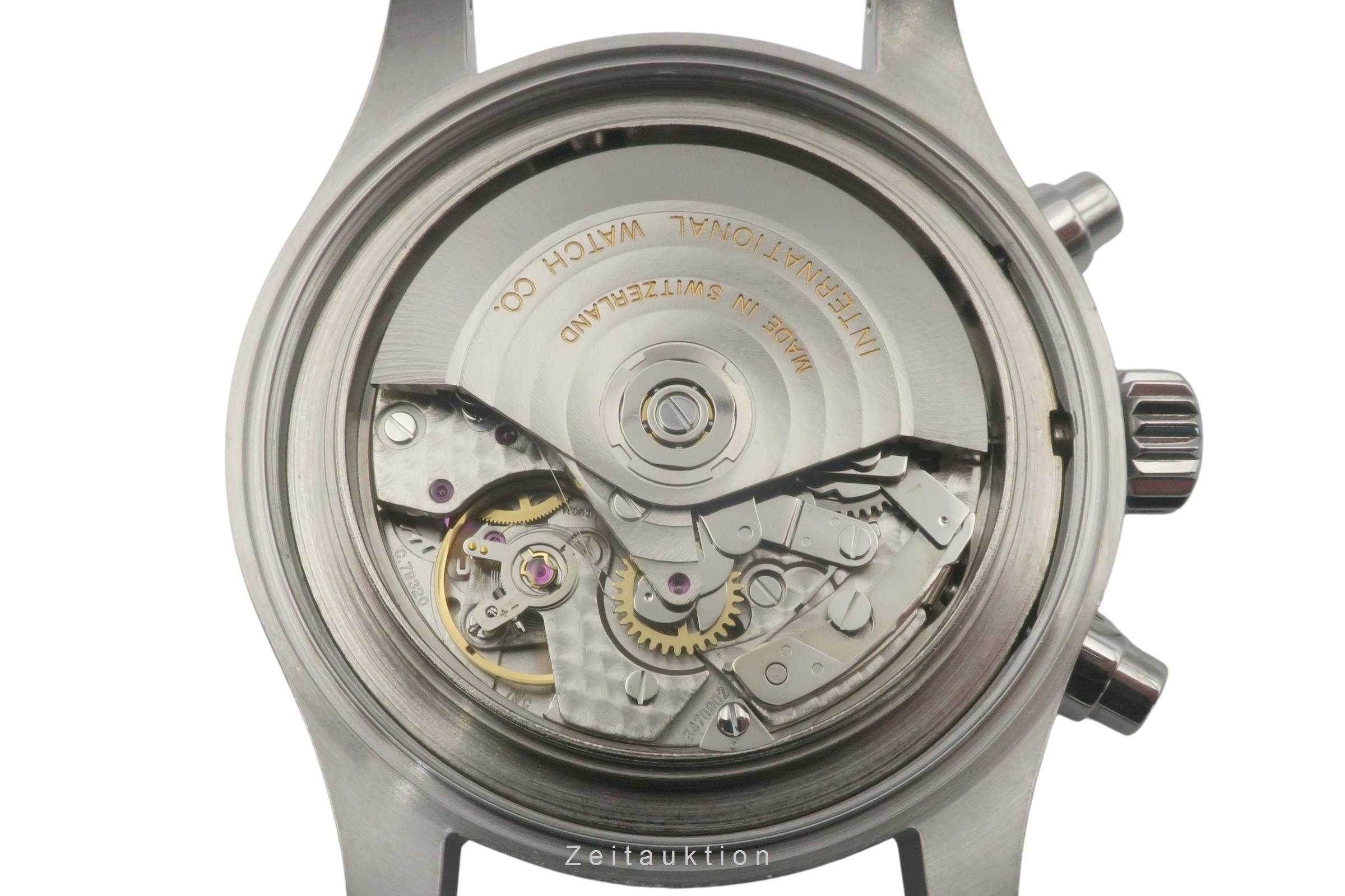 IWC Fliegerchronograph chronographe acier automatique montre pour hommes IW377701 LP: 7300EUR  [2502657]