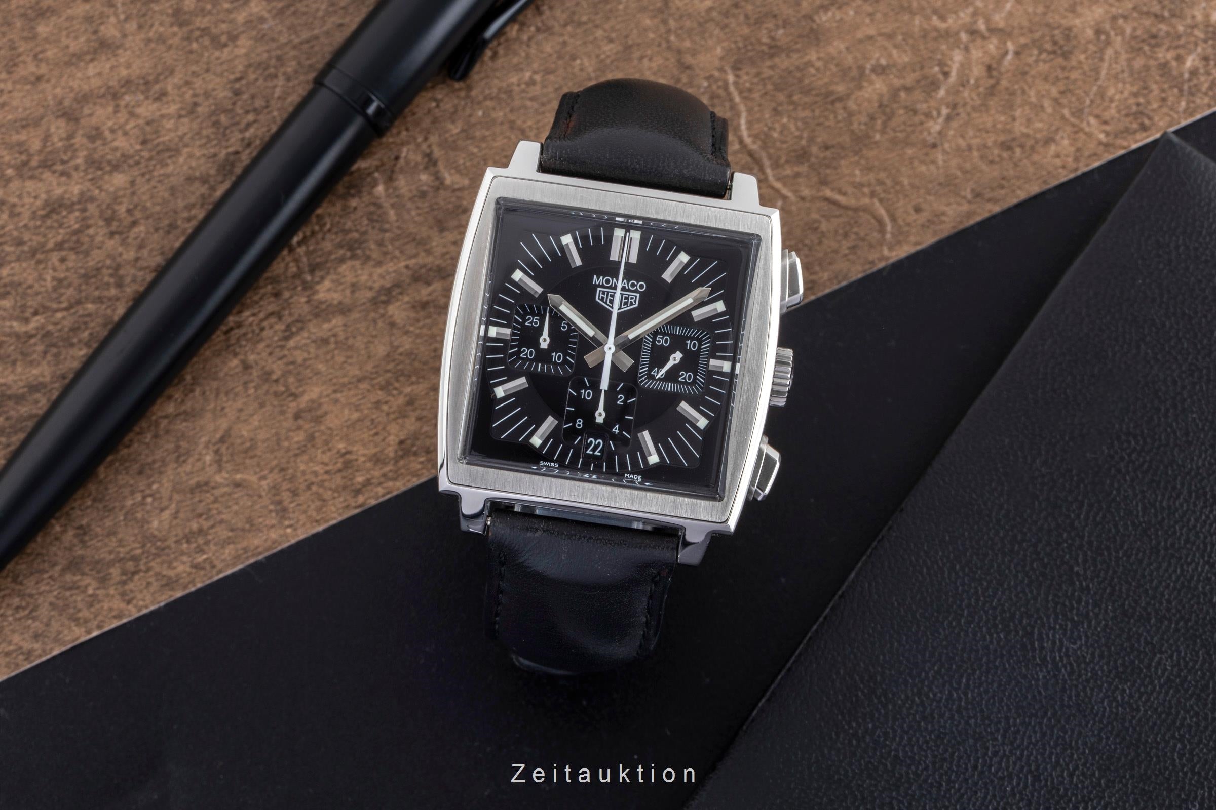 Tag Heuer Monaco cronografo acciaio automatismo orologio da uomo CS2111.FC8119  [2502660]
