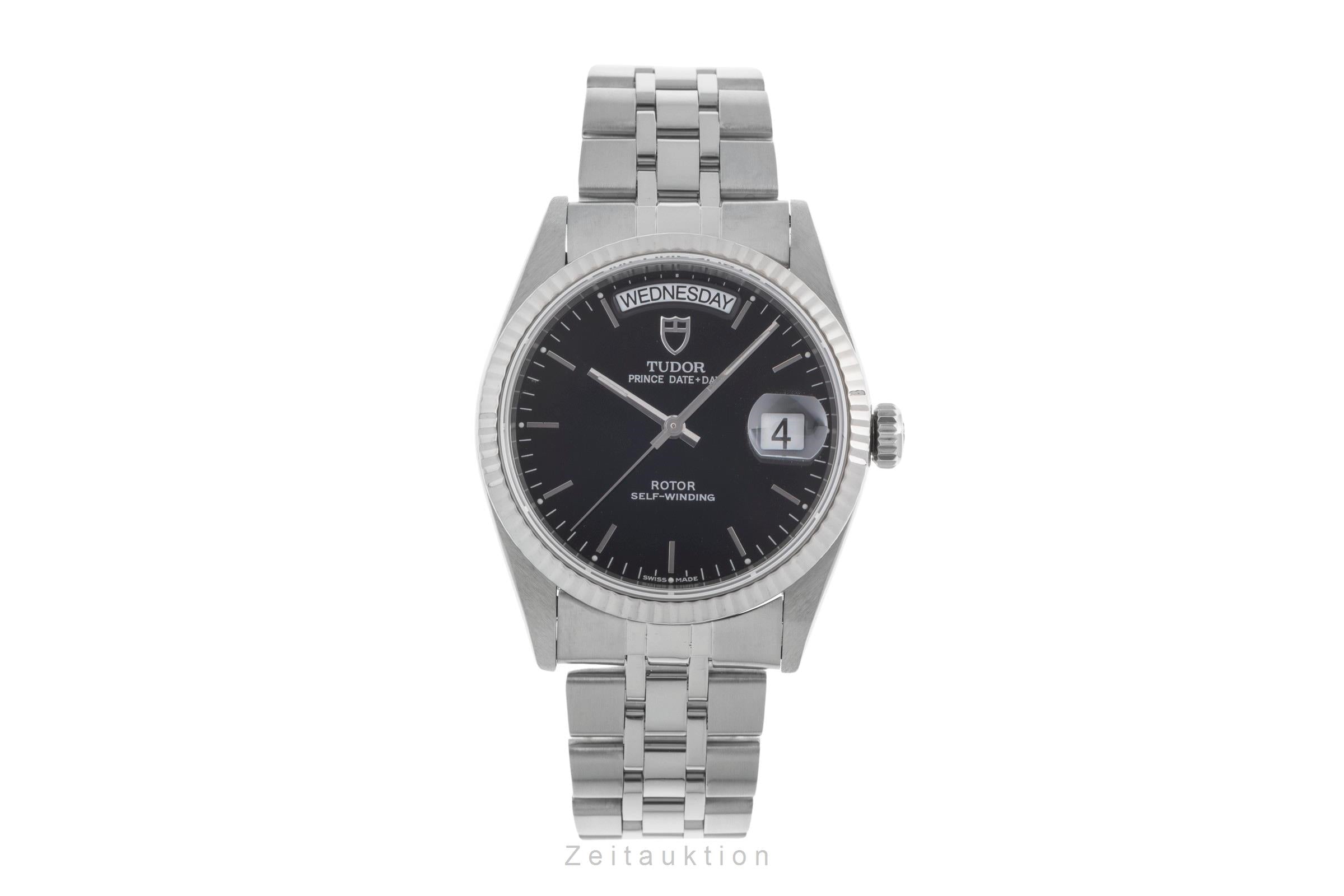 Tudor Prince Date Day Automatik Edelstahl / Weissgold-Lünette Ref. 76214  [2502661]