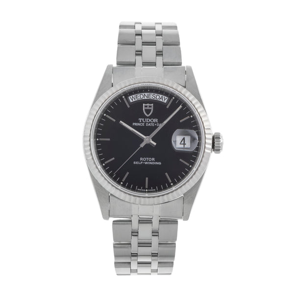 Tudor Prince Date Day Automatik Edelstahl / Weissgold-Lünette Ref. 76214  [2502661]
