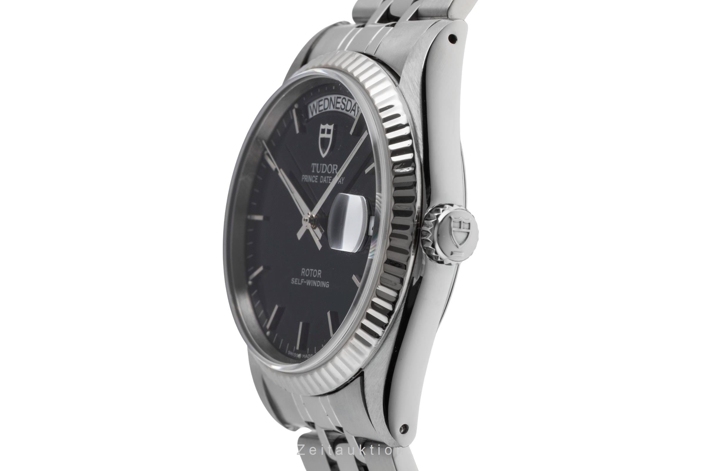 Tudor Prince Date Day Automatik Edelstahl / Weissgold-Lünette Ref. 76214  [2502661]