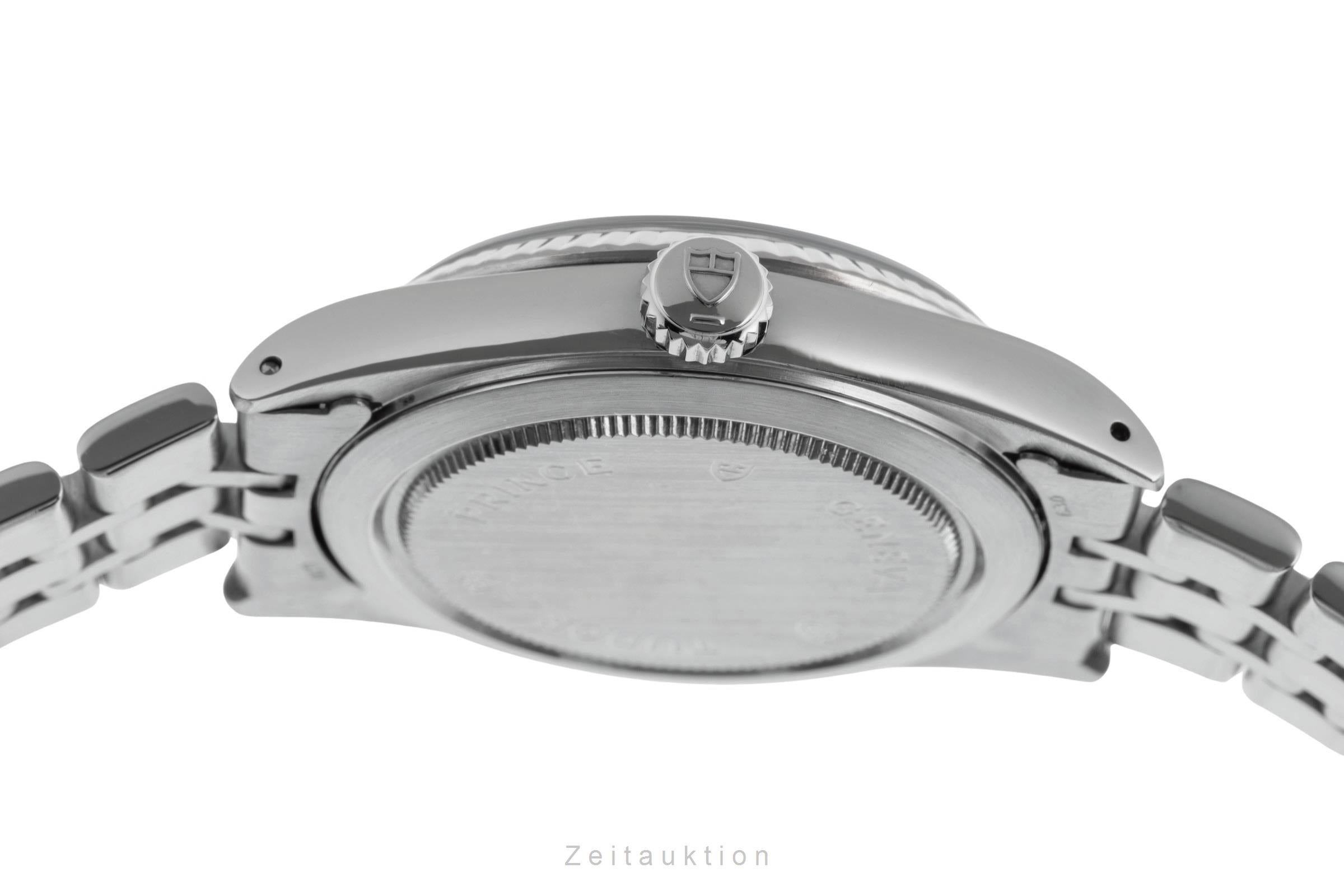 Tudor Prince Date Day Automatik Edelstahl / Weissgold-Lünette Ref. 76214  [2502661]