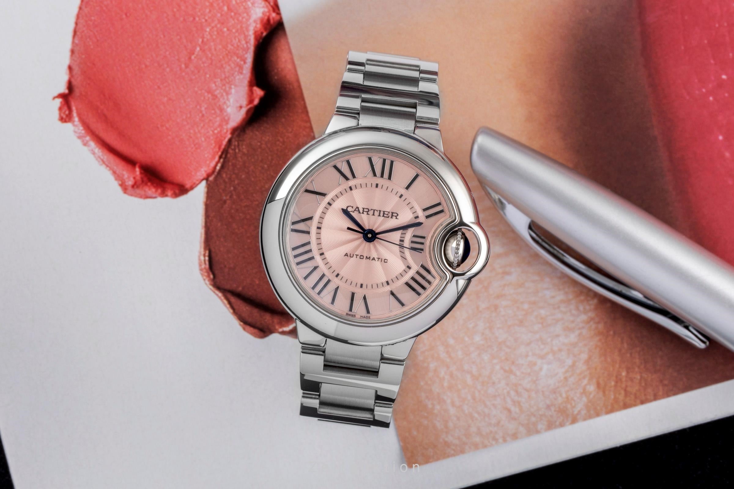 Cartier Ballon Bleu de Cartier steel automatic women's watch W6920100  [2502668]