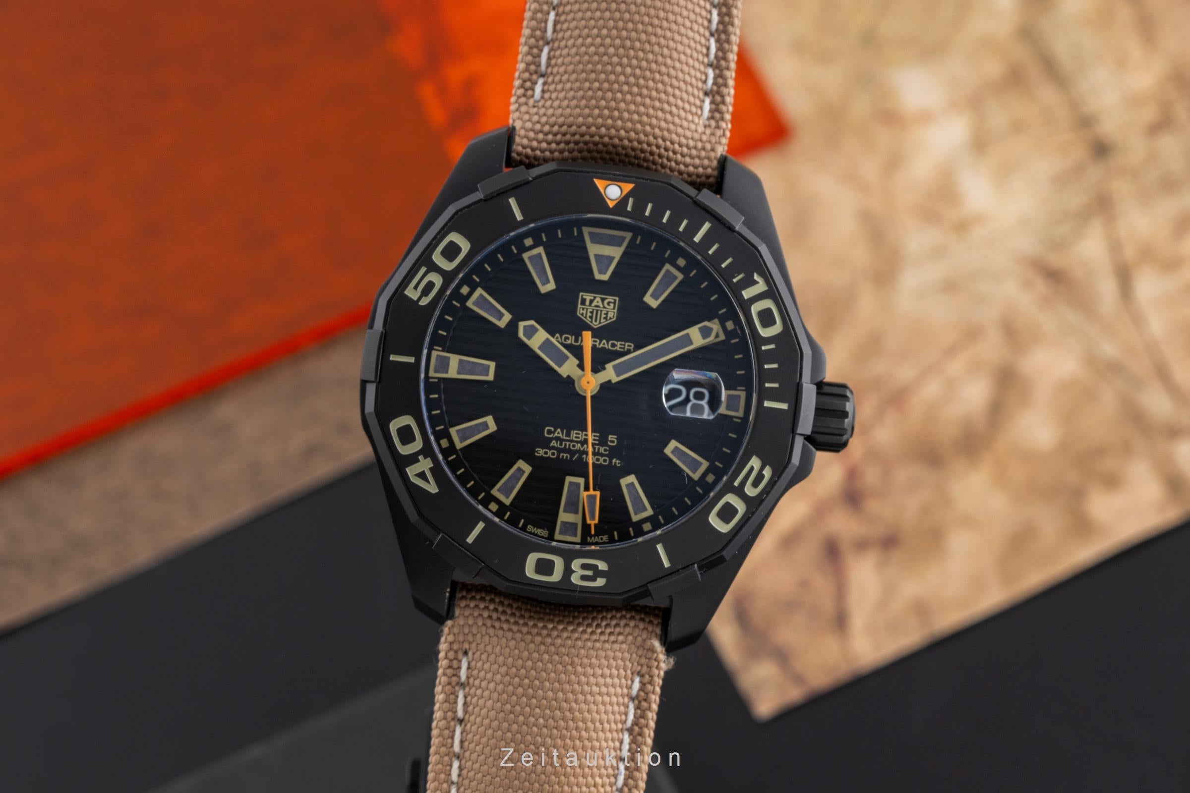 Tag Heuer Aquaracer chronograph titanium automatic men's watch WAY208C.FC6383 LP: 3000EUR  [2502670]