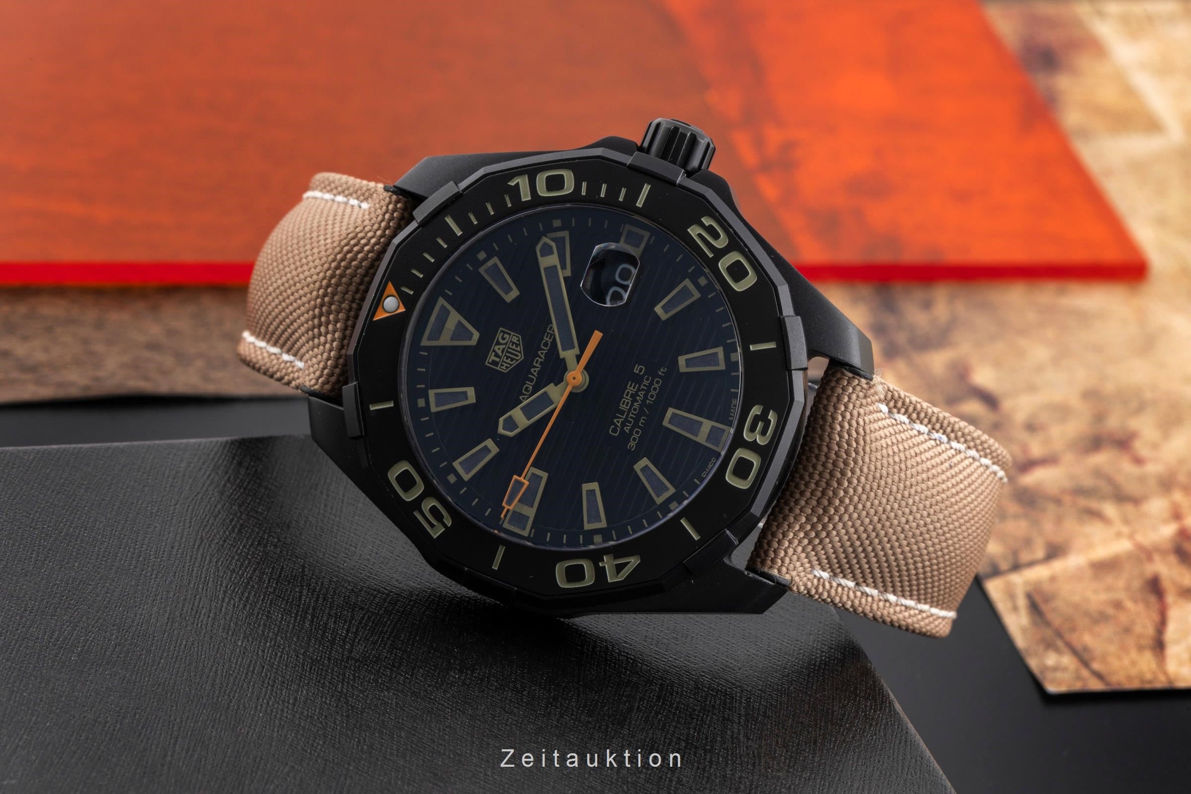 Tag Heuer Aquaracer chronograph titanium automatic men's watch WAY208C.FC6383 LP: 3000EUR  [2502670]