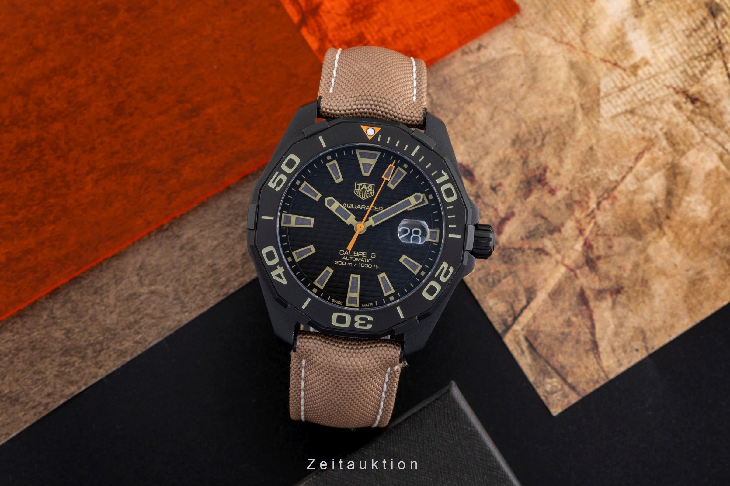 Tag Heuer Aquaracer chronograph titanium automatic men's watch WAY208C.FC6383 LP: 3000EUR  [2502670]