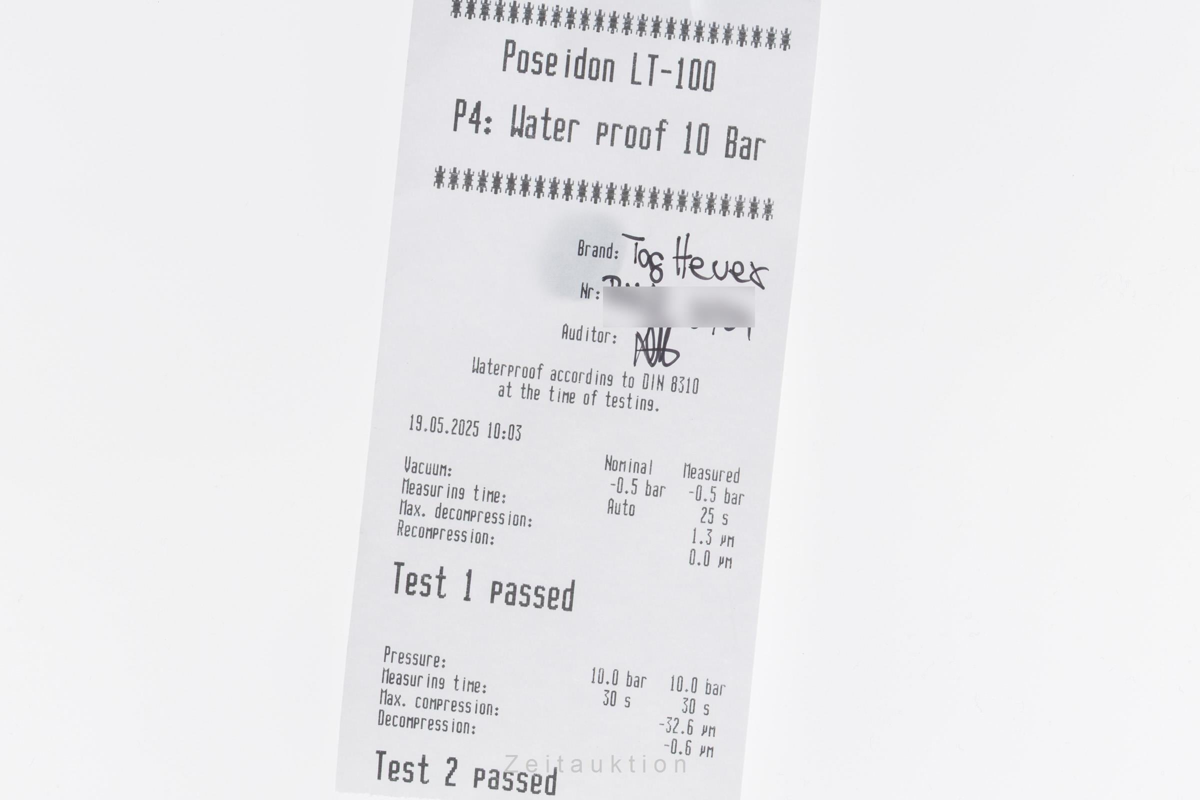 Tag Heuer Aquaracer chronograph titanium automatic men's watch WAY208C.FC6383 LP: 3000EUR  [2502670]