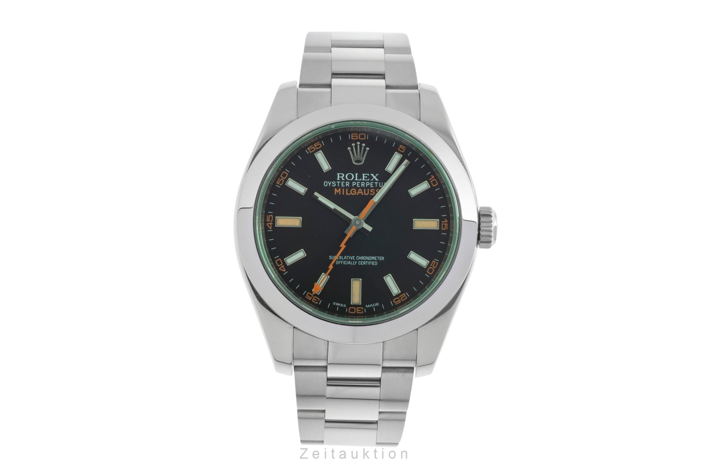 Rolex Milgauss steel automatic men's watch 116400GV  [2502671]