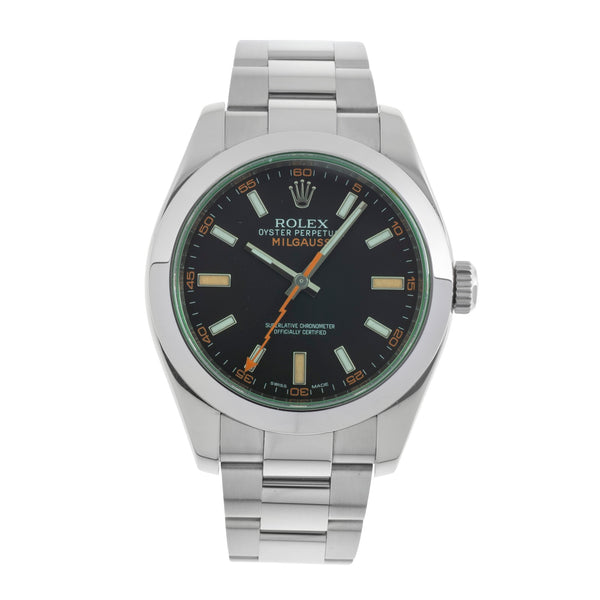 Rolex Milgauss steel automatic men's watch 116400GV  [2502671]