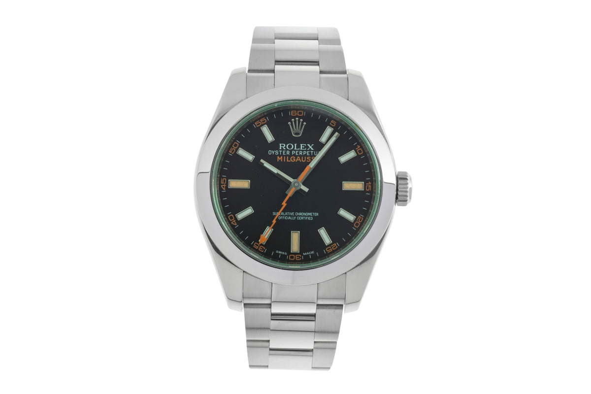 Rolex Milgauss steel automatic men's watch 116400GV  [2502671]