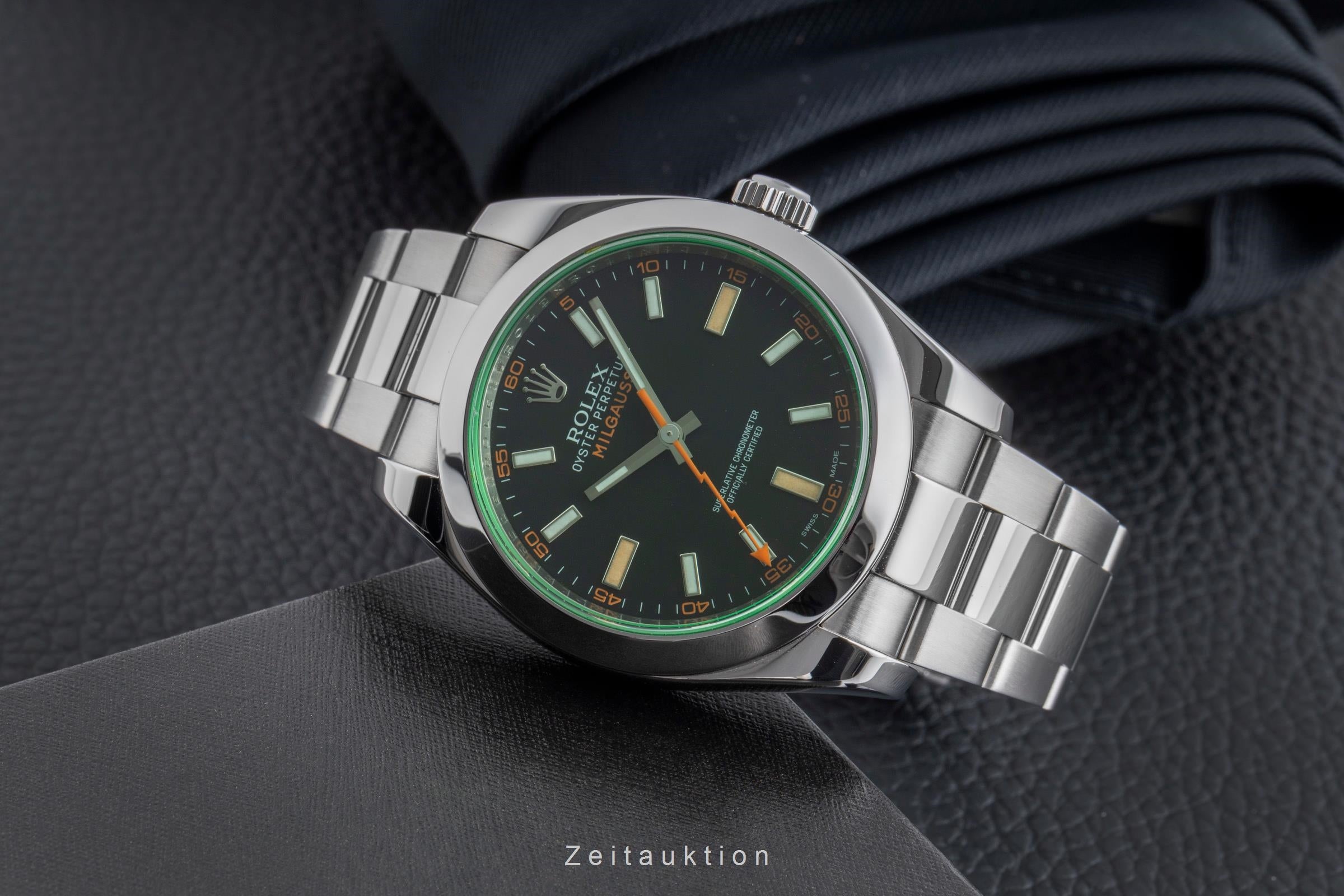 Rolex Milgauss steel automatic men's watch 116400GV  [2502671]