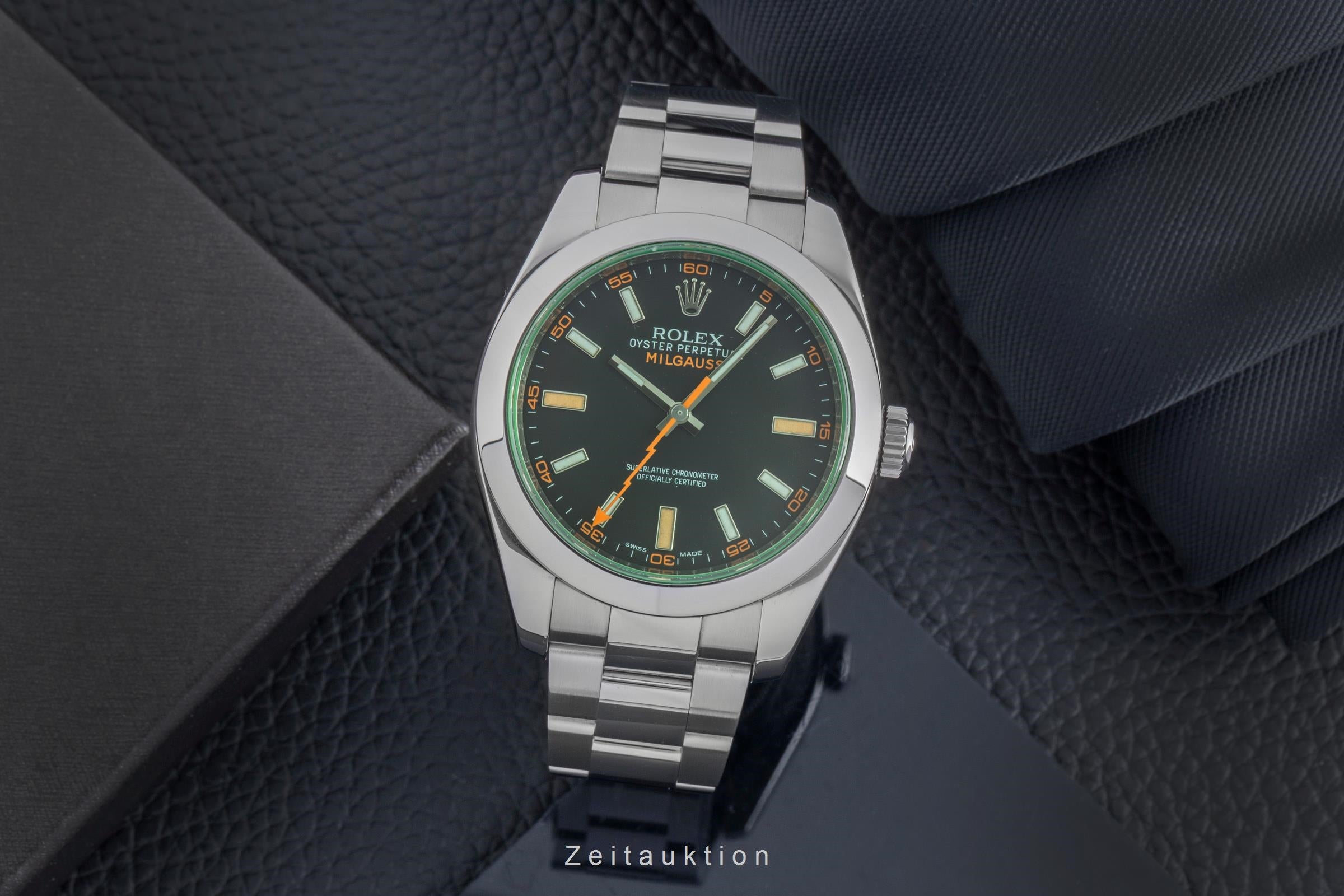Rolex Milgauss steel automatic men's watch 116400GV  [2502671]