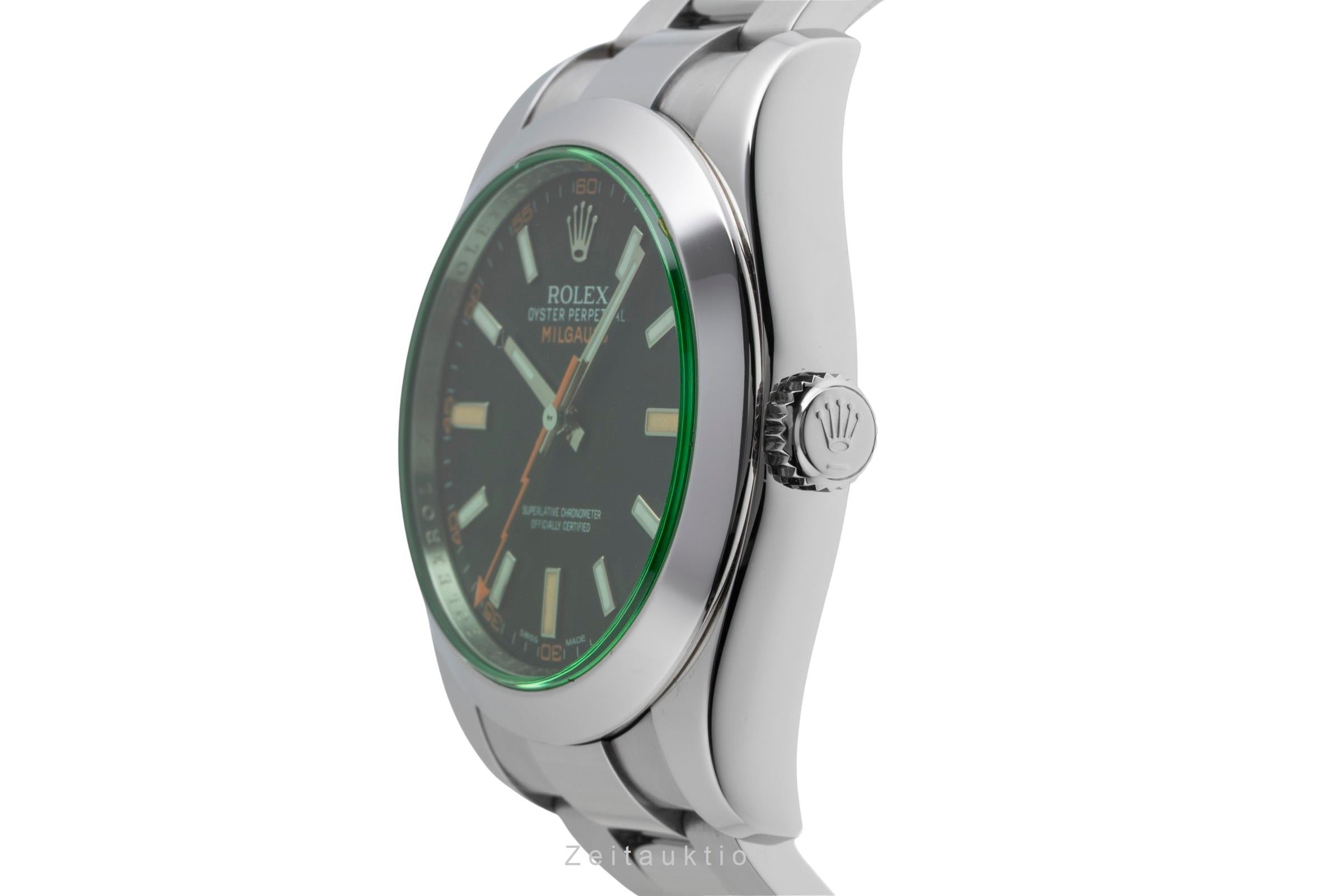 Rolex Milgauss steel automatic men's watch 116400GV  [2502671]